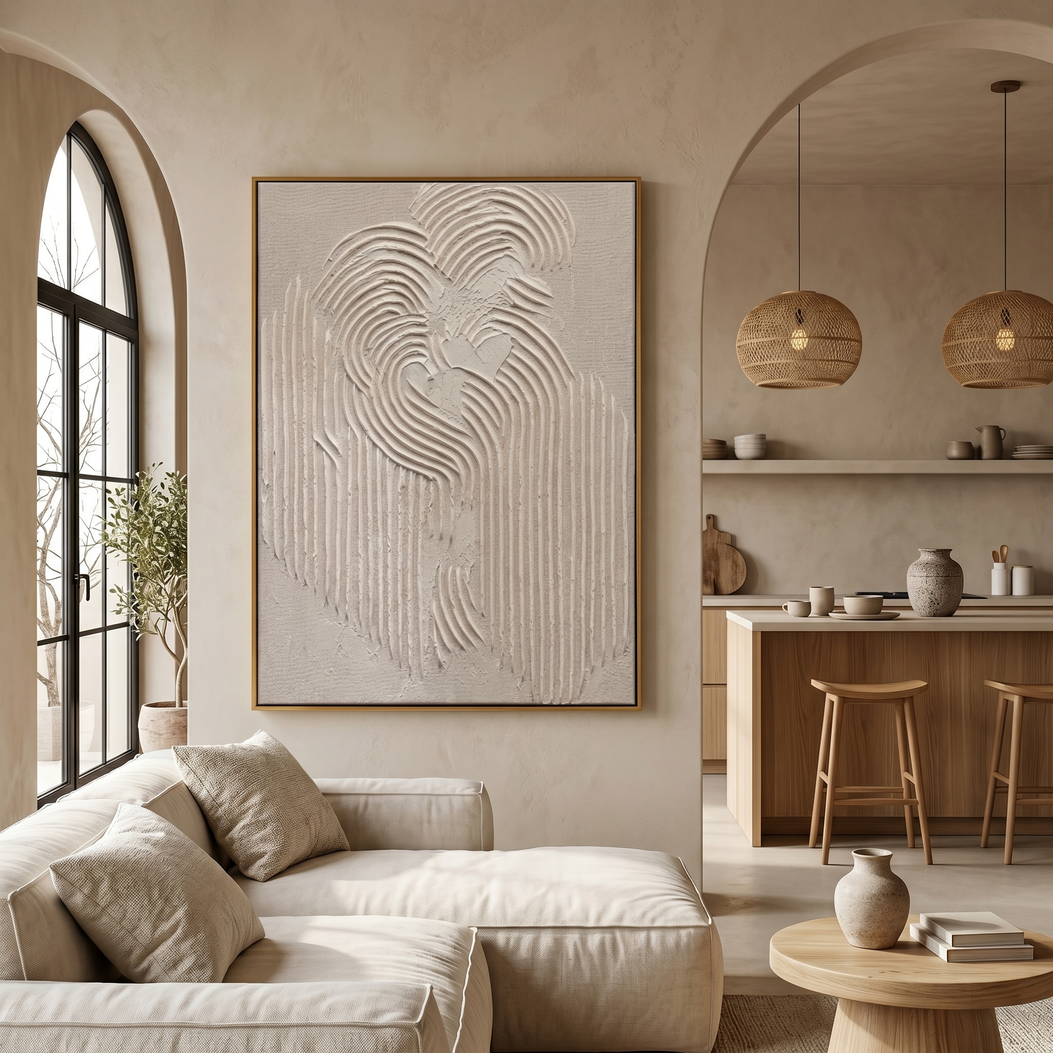 "Radiant Bloom" – Minimalist 3D White Flower Impasto Canvas | Sophisticated Entrance Art