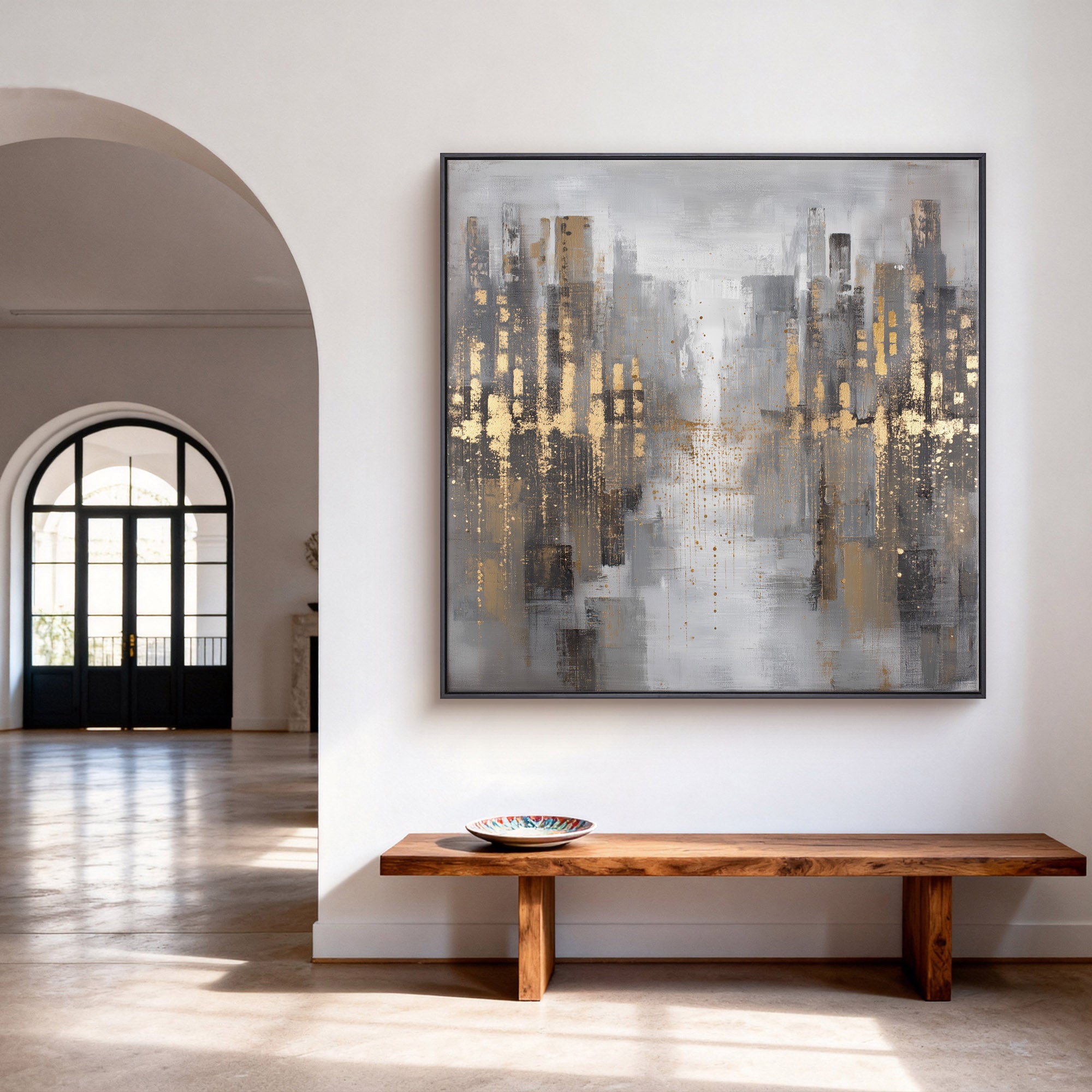 Abstract Canvas Art #YK006