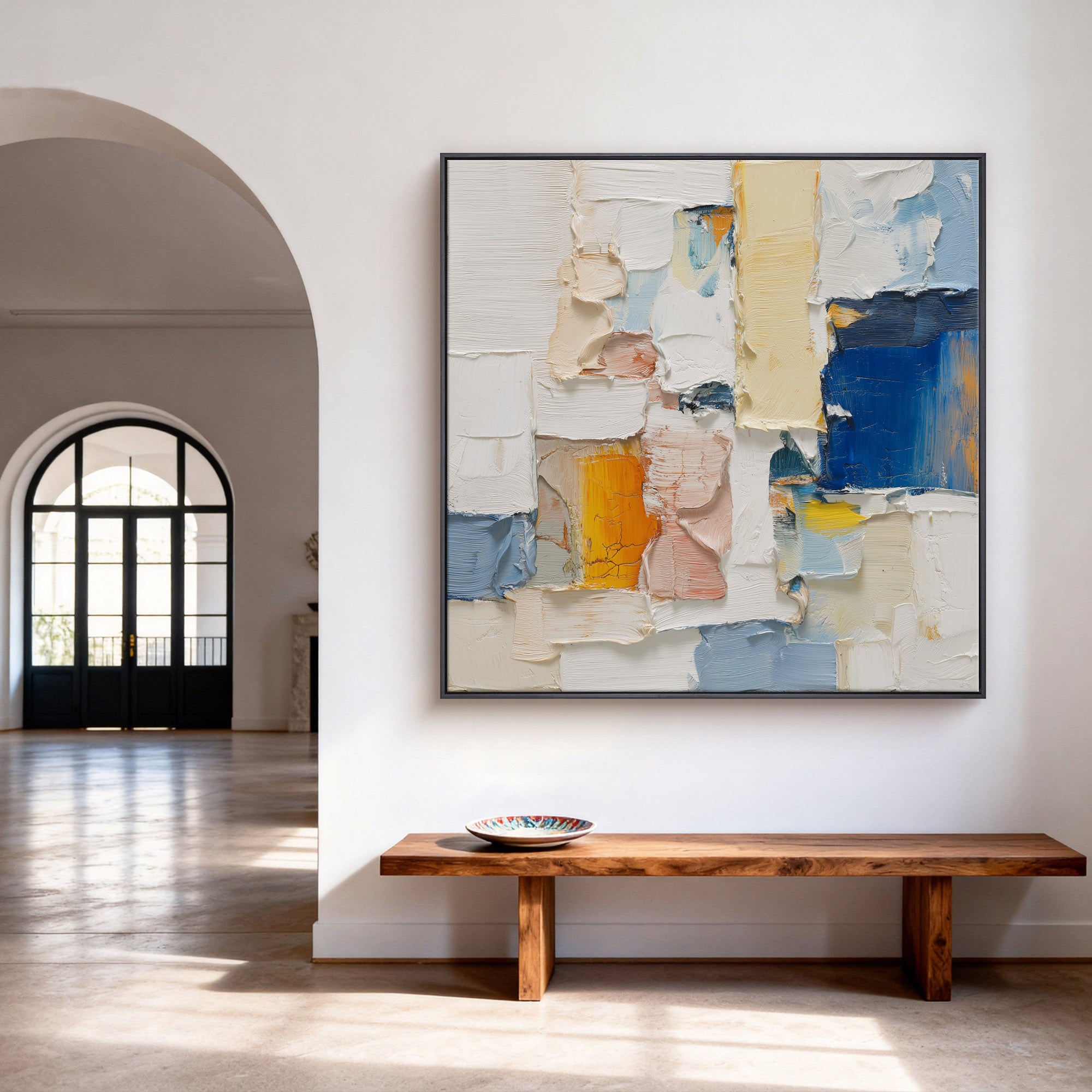 Abstract Canvas Art #YK013