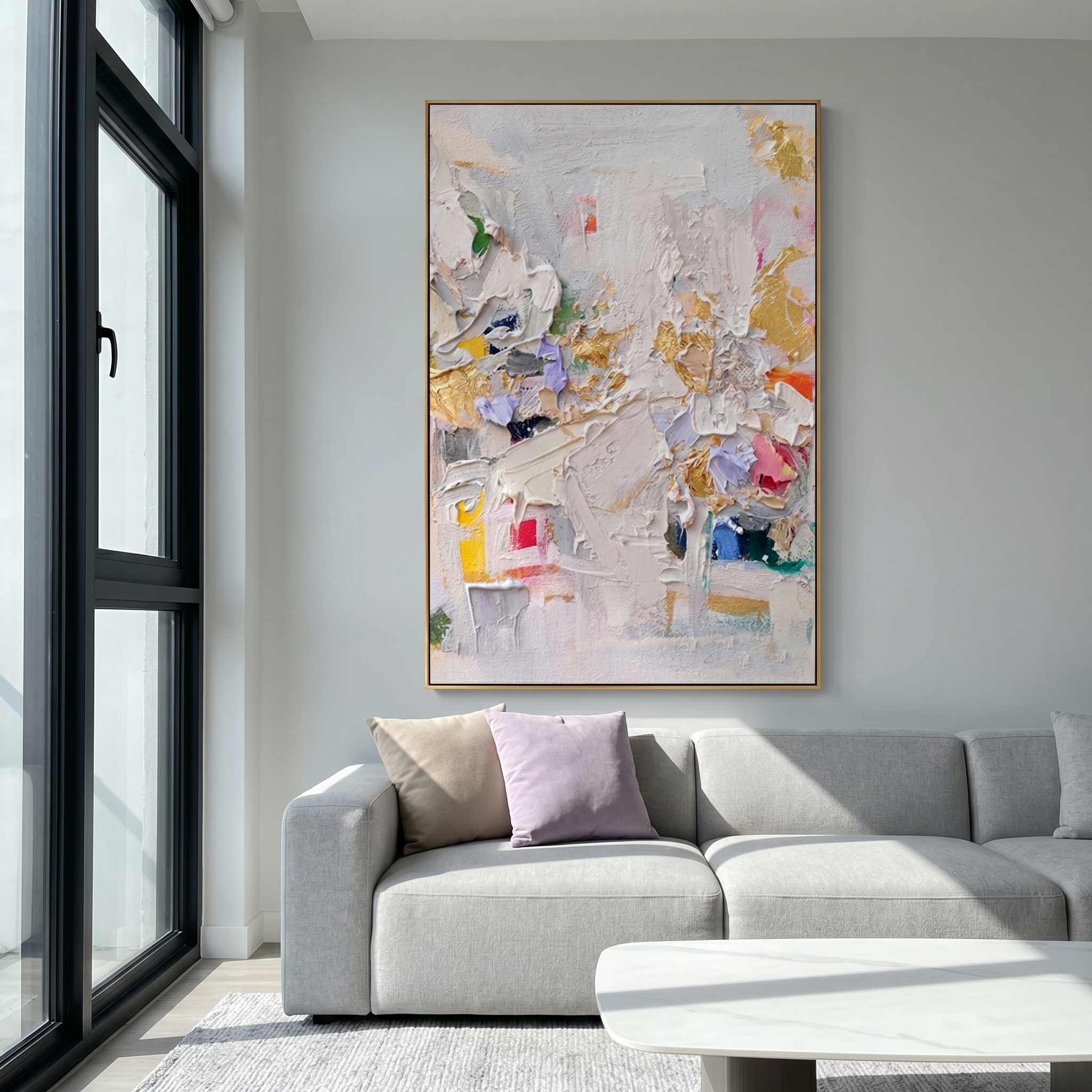 "Monolithic Grace" – Minimalist 3D Charcoal Grey Sculptural Floral Art | Modern Gallery Statement Piece