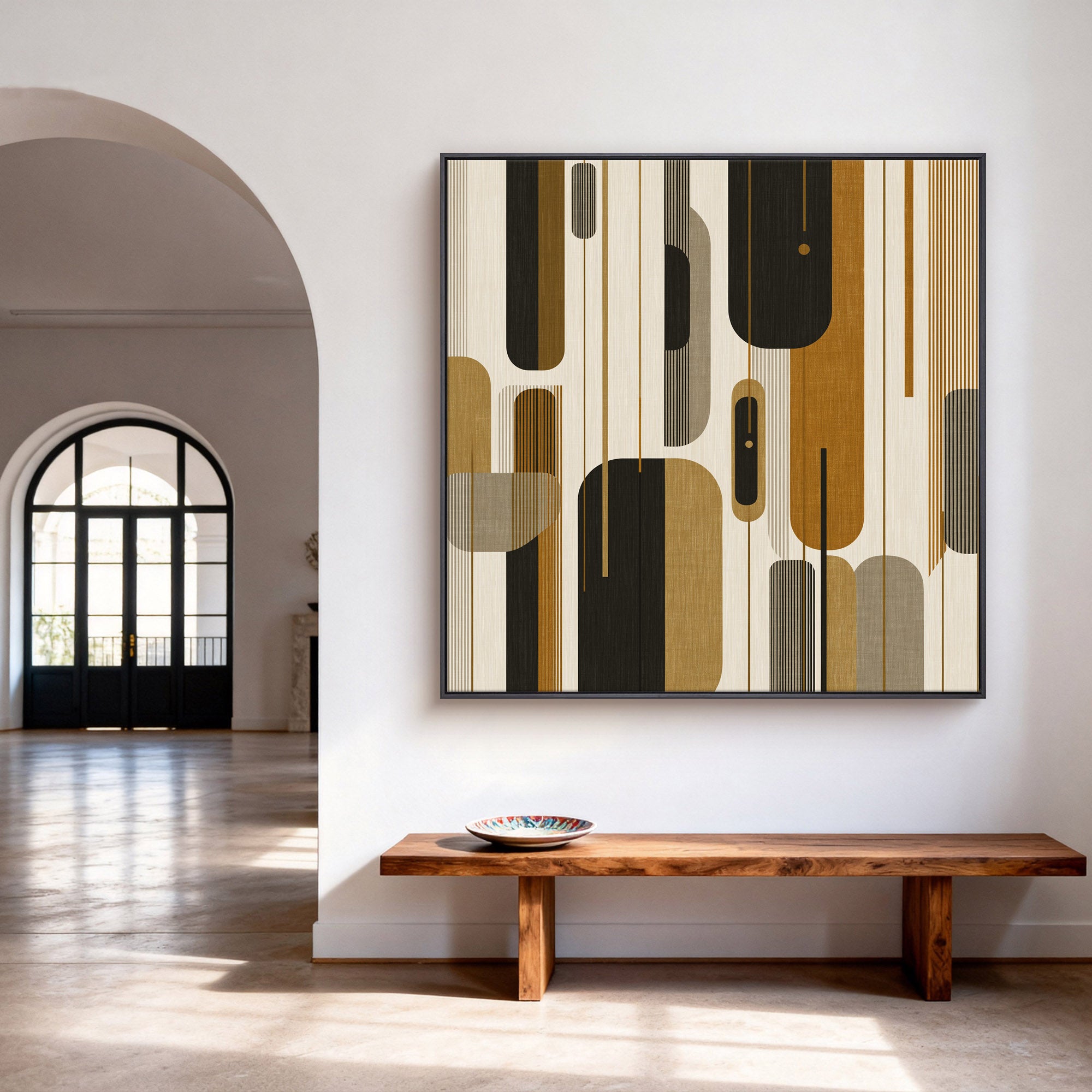 Abstract Canvas Art #YK014