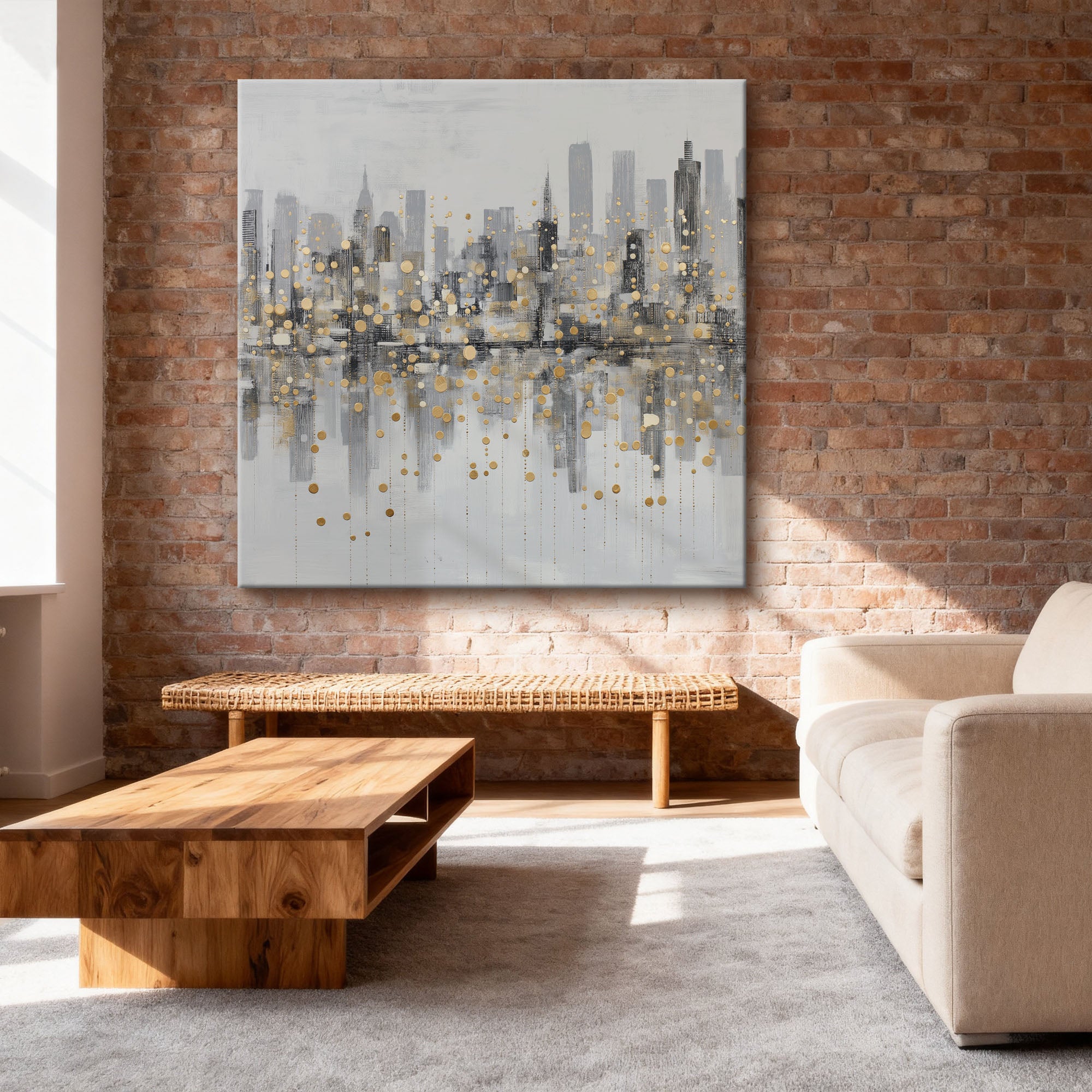 Abstract Canvas Art #YK005