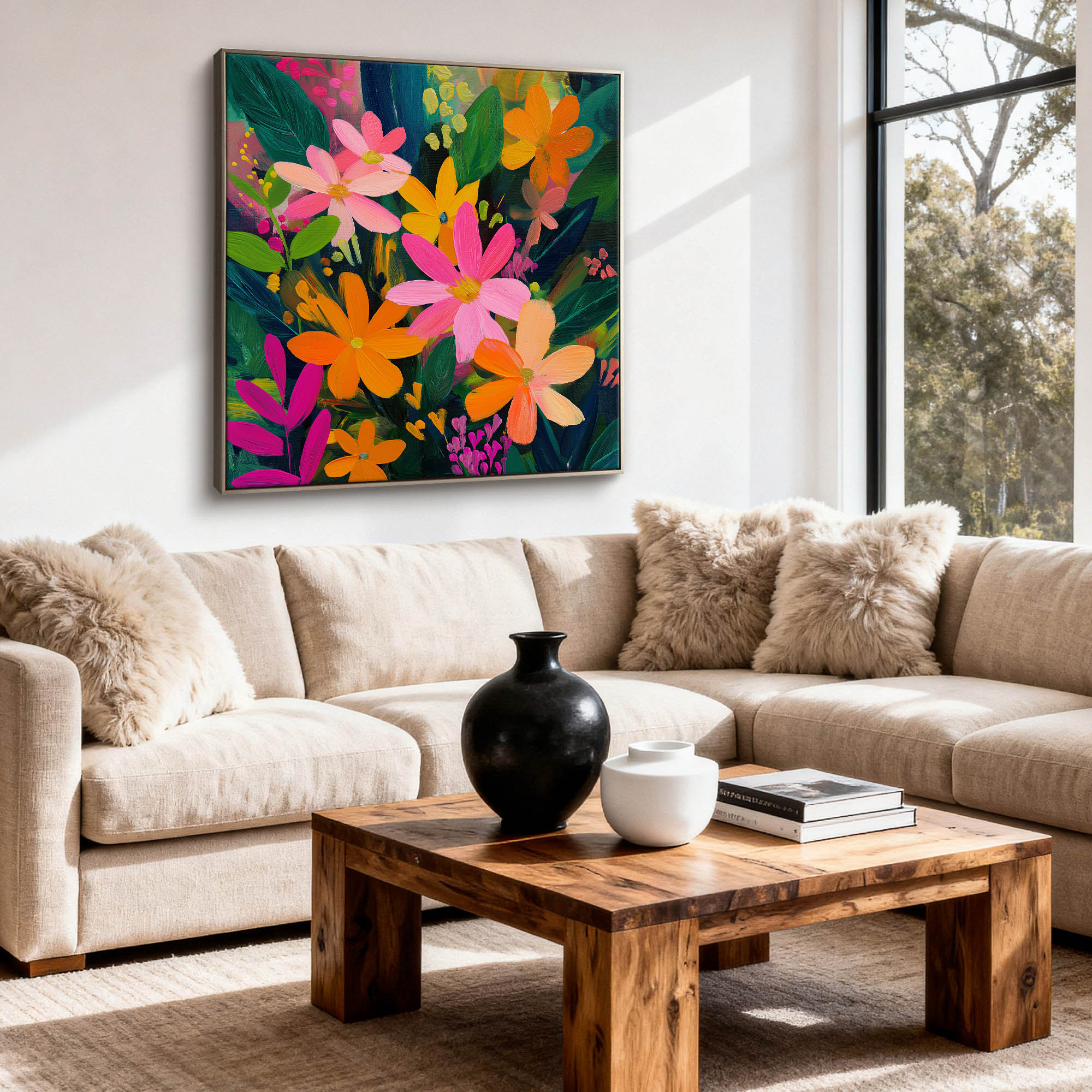 Flower & Tree Art #YK042