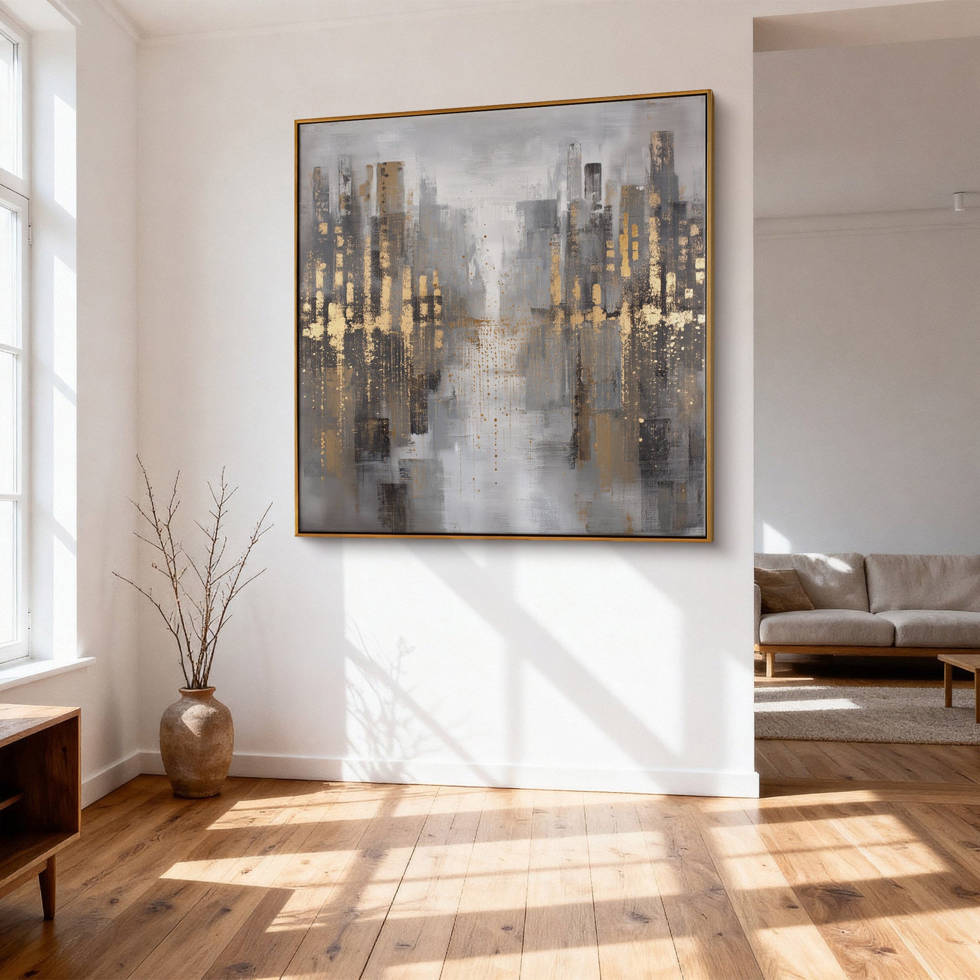 Abstract Canvas Art #YK006