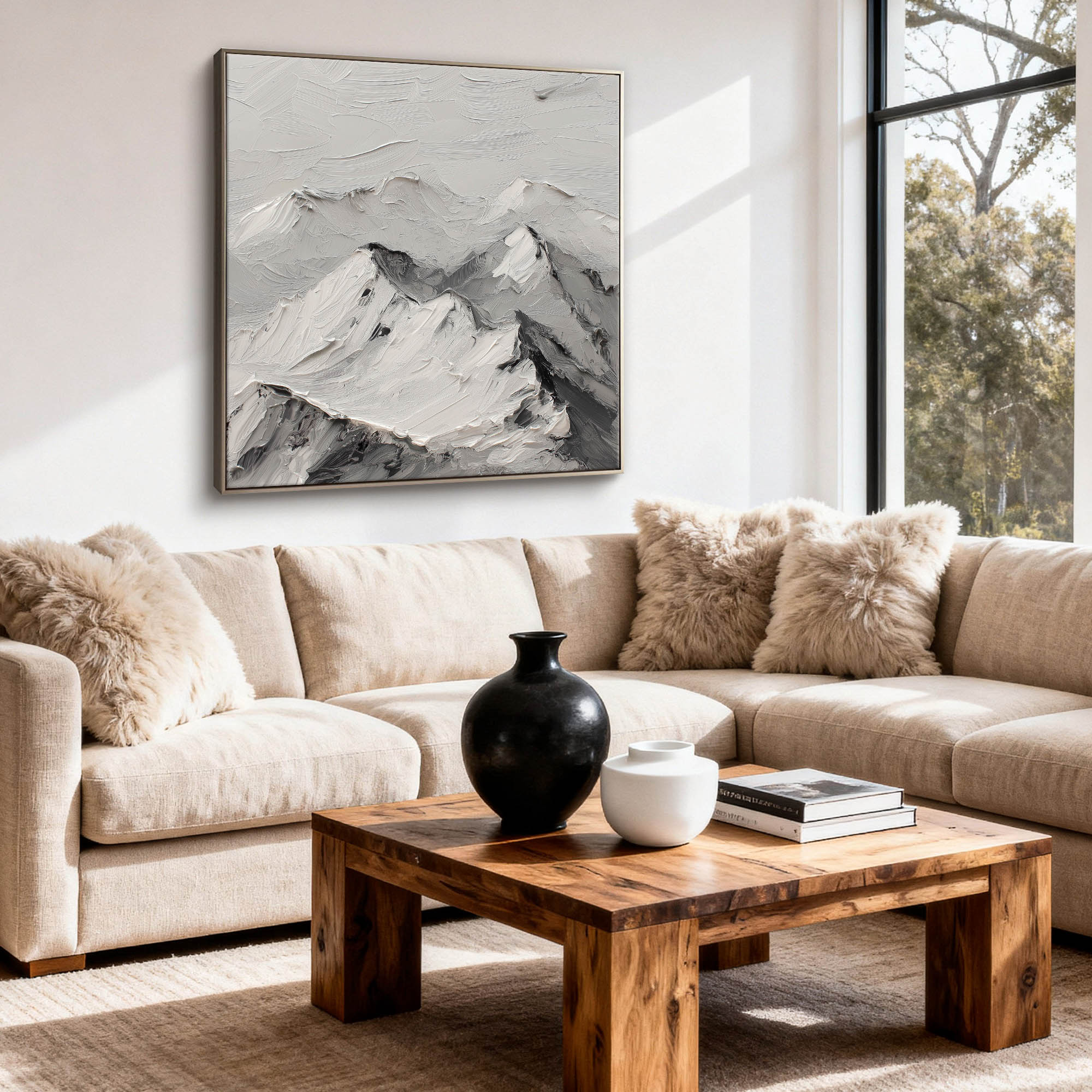 Plaster & Texture Canvas Art #YK010