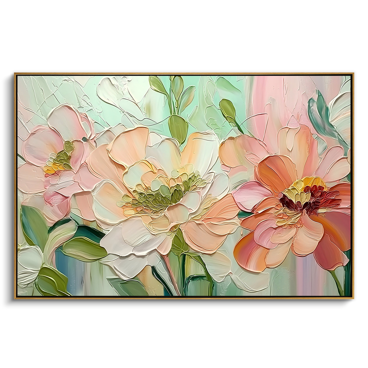 "Cream Haze" - 3D Heavy Impasto Plaster Relief | Beige Plaster Texture Statement Art