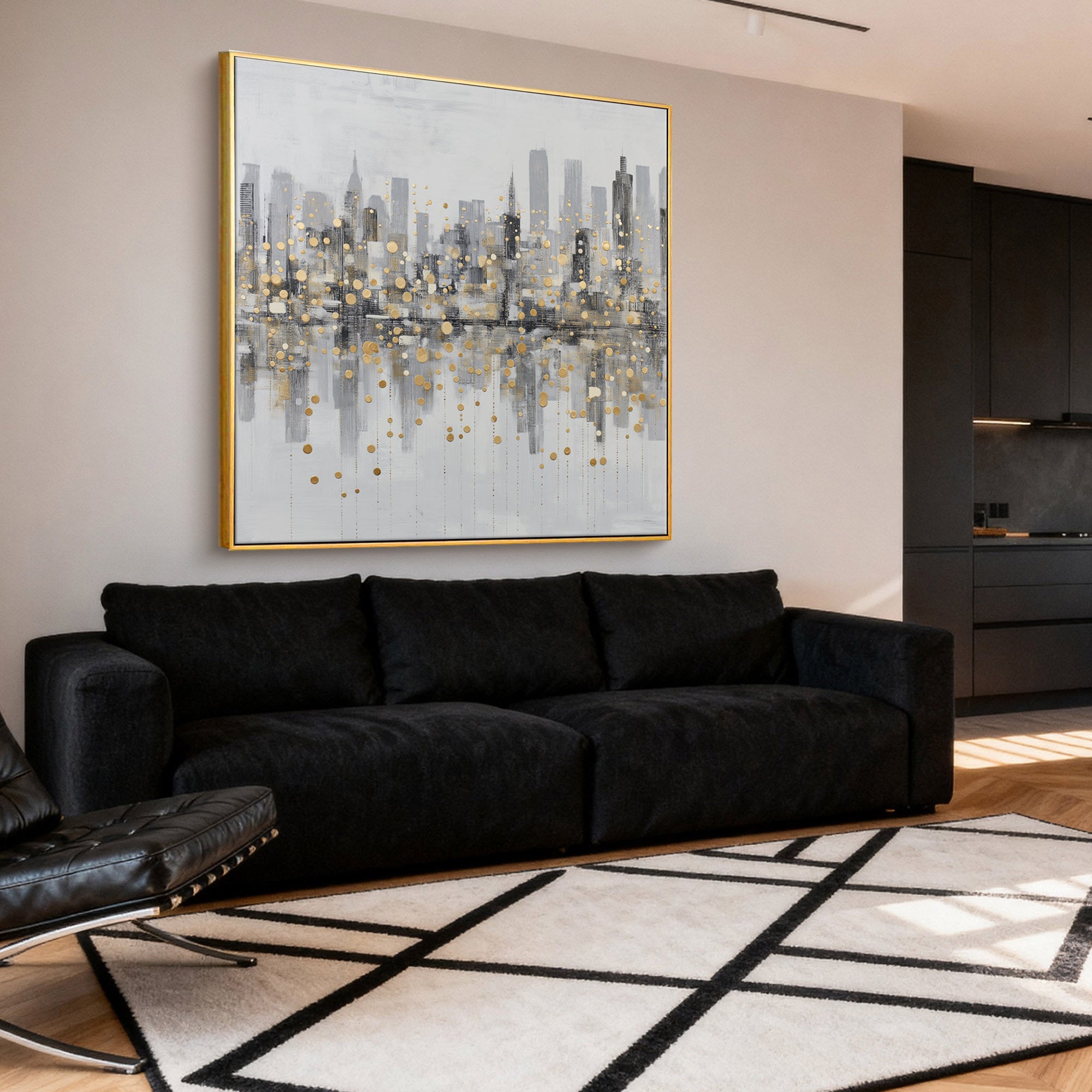 Abstract Canvas Art #YK005