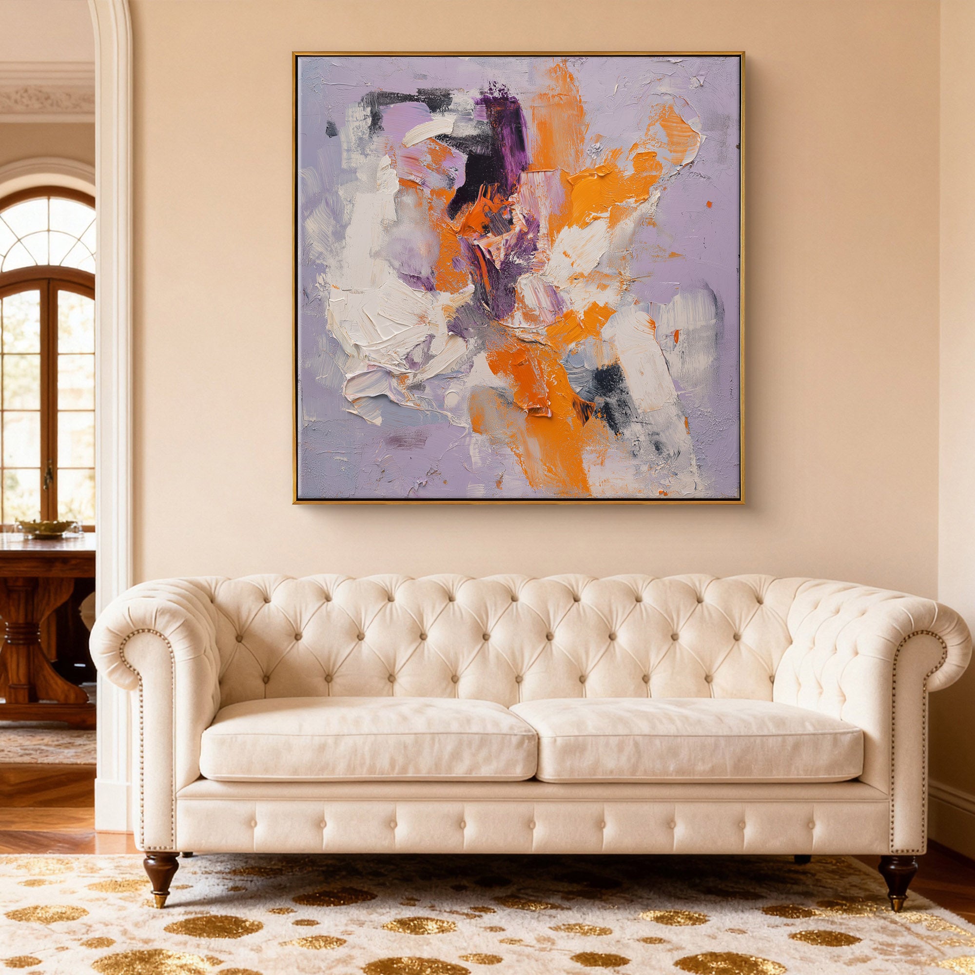 Abstract Canvas Art #YK018