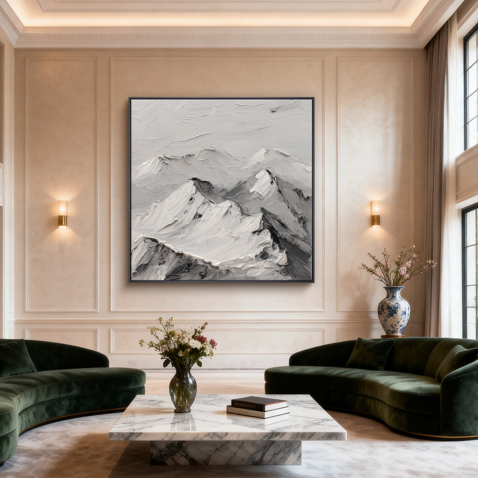 Plaster & Texture Canvas Art #YK010