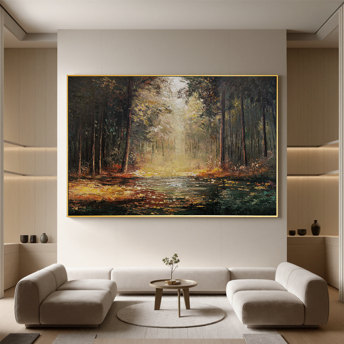 "Mocha Bloom" - 3D Heavy Impasto Botanical | Brown Botanical Art Statement Art