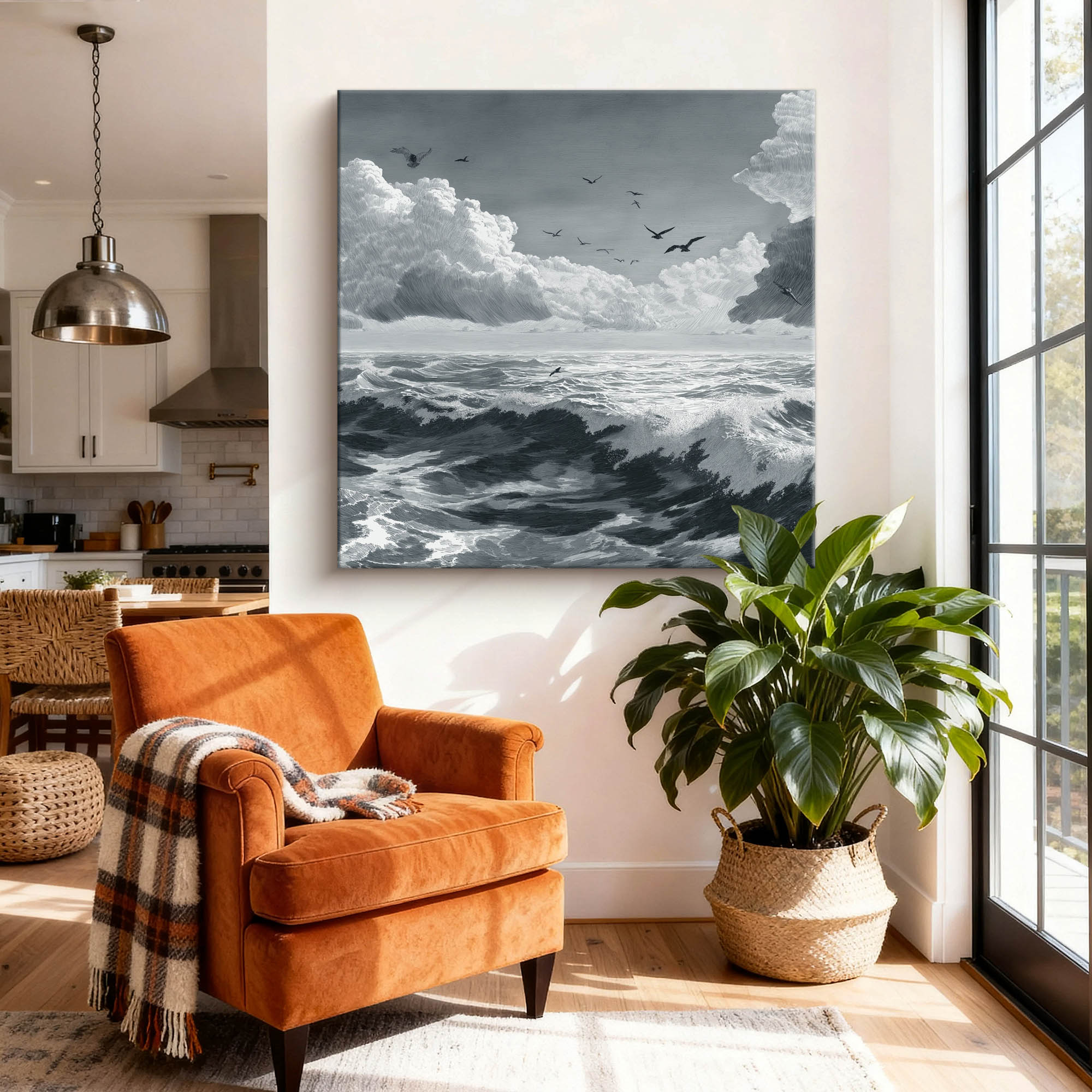 Ocean & Sky Art #YK173