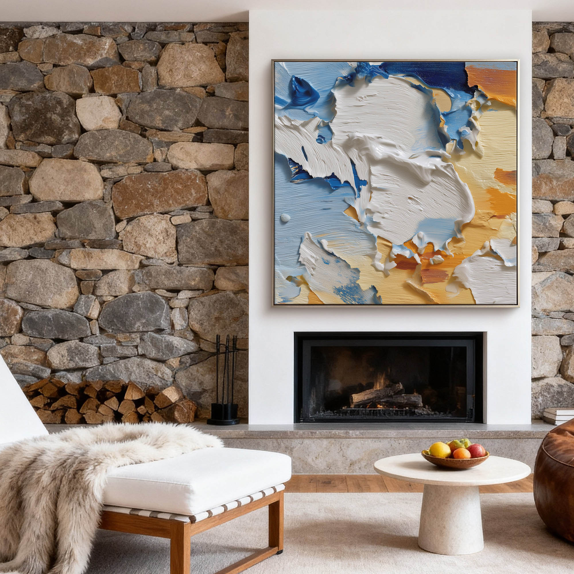 Abstract Canvas Art #YK011