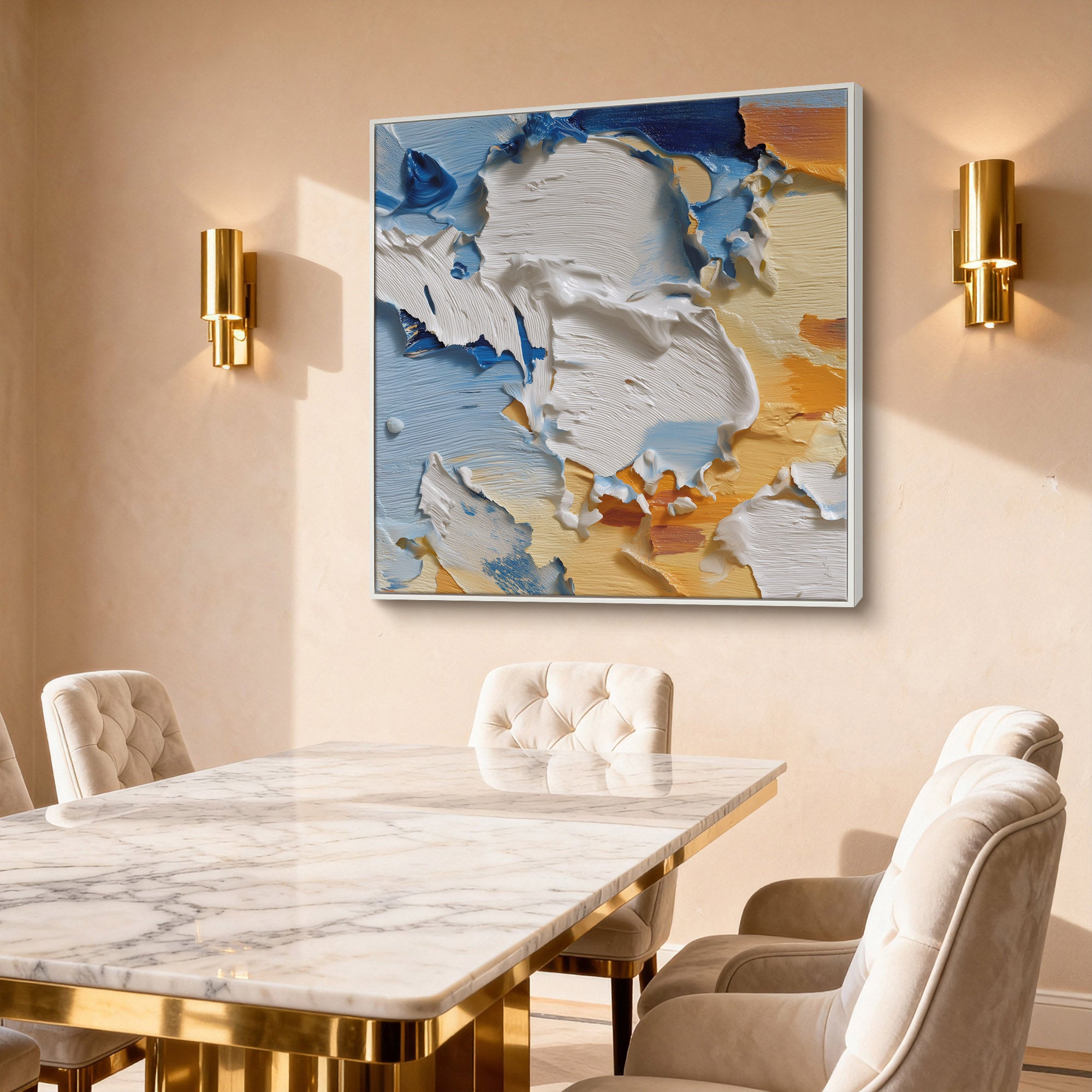 Abstract Canvas Art #YK011