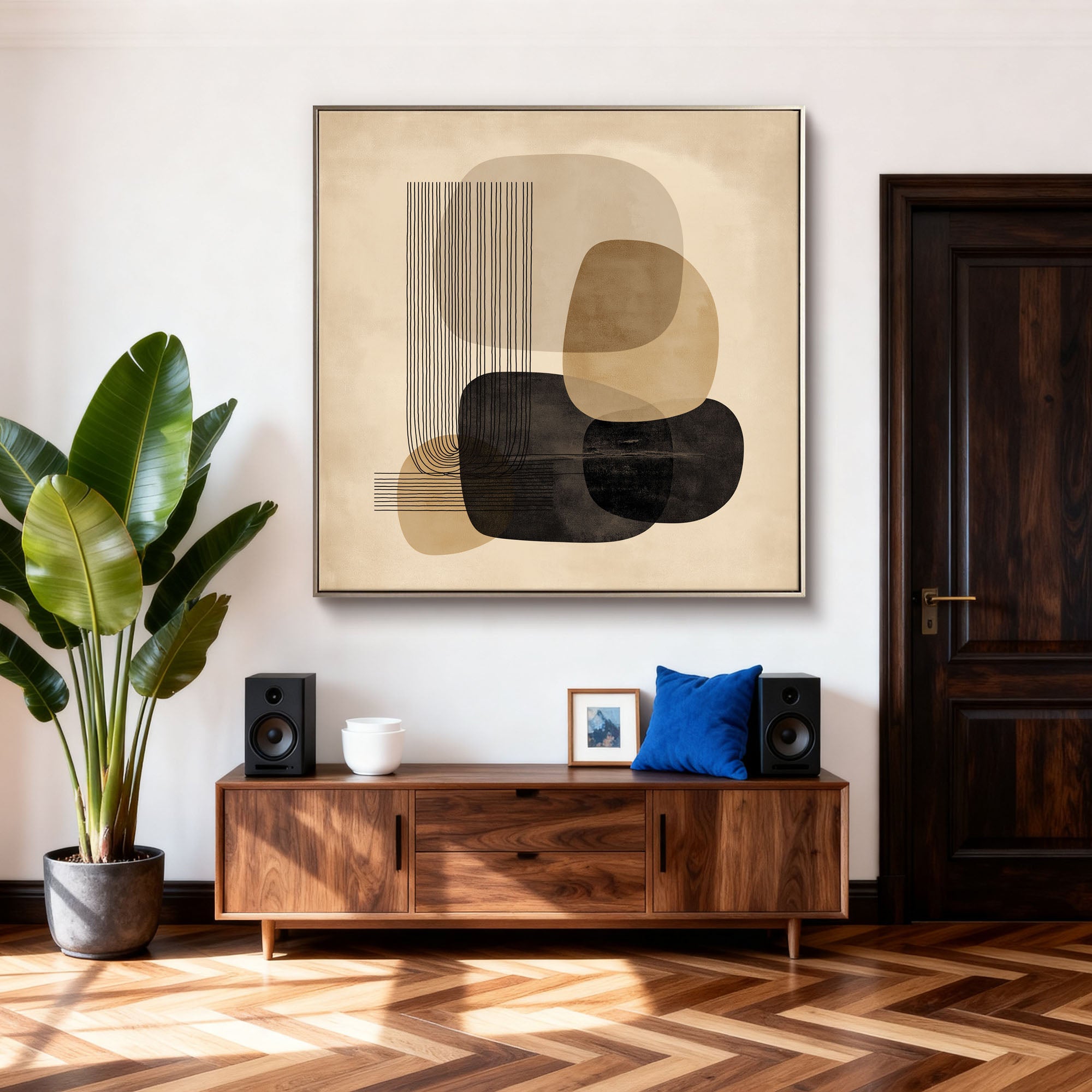 Abstract Canvas Art #YK015