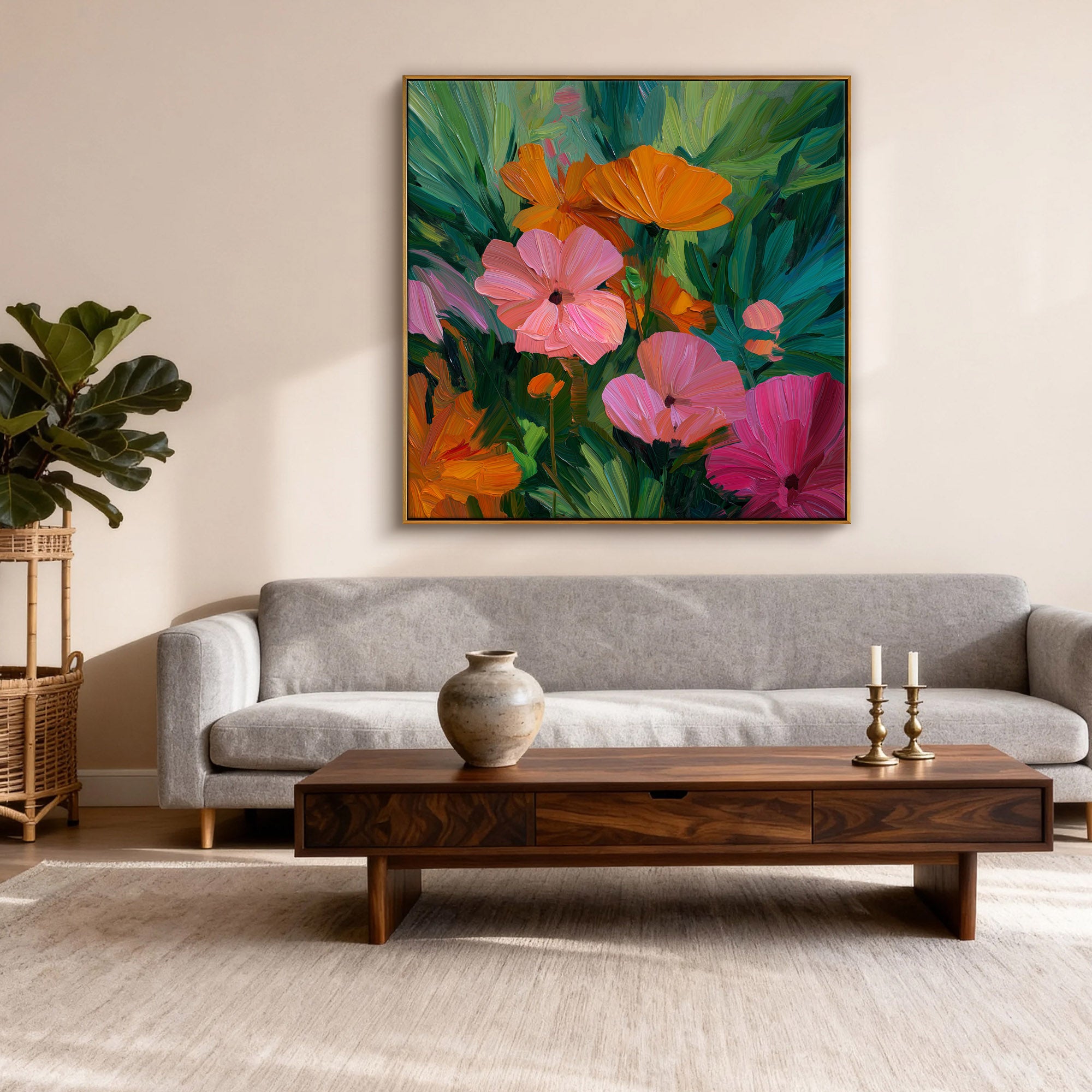 Flower & Tree Art #YK043