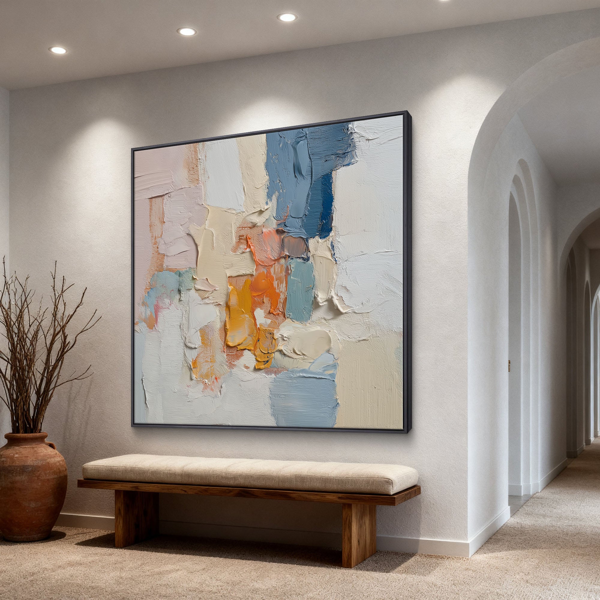 Abstract Canvas Art #YK012