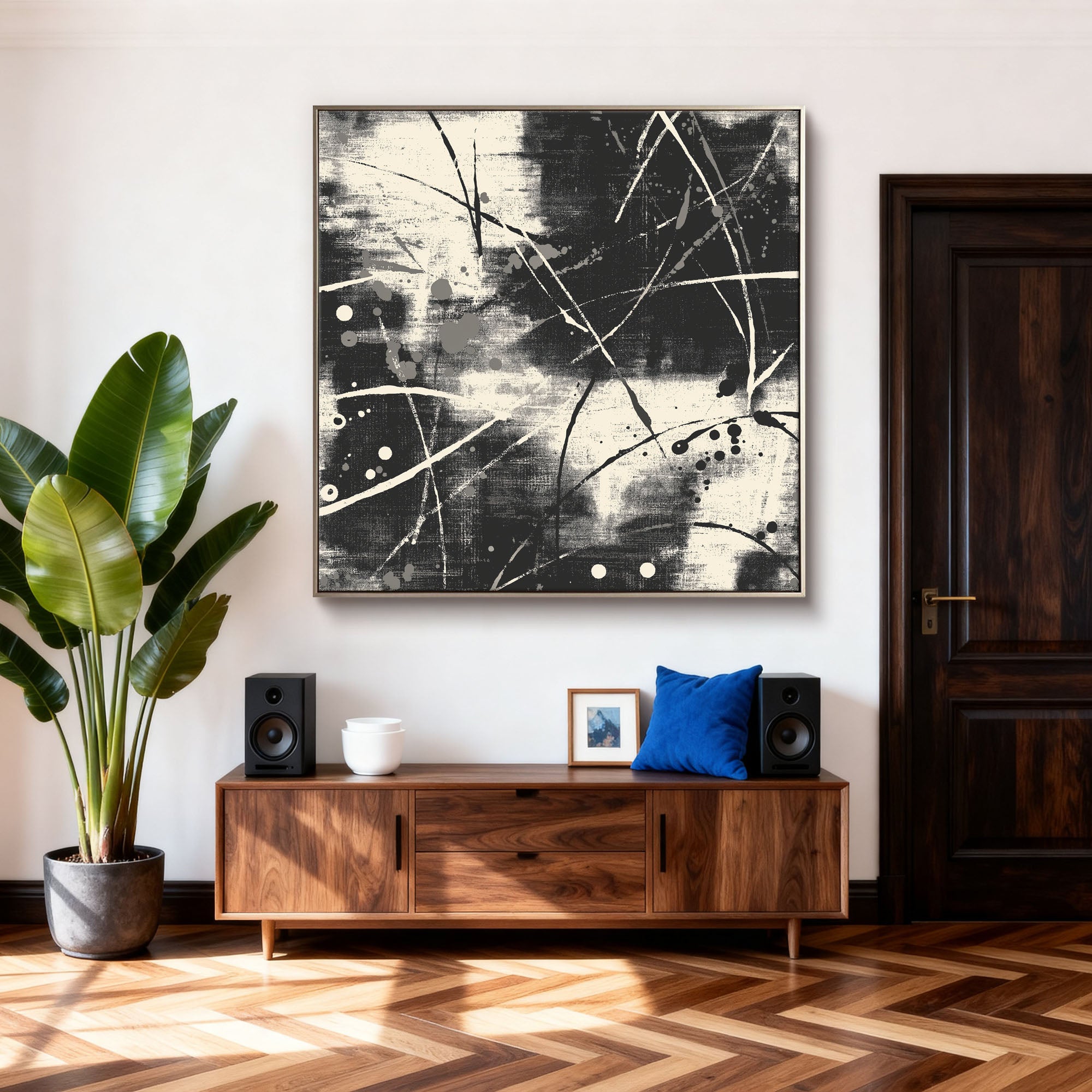 Abstract Canvas Art #YK023