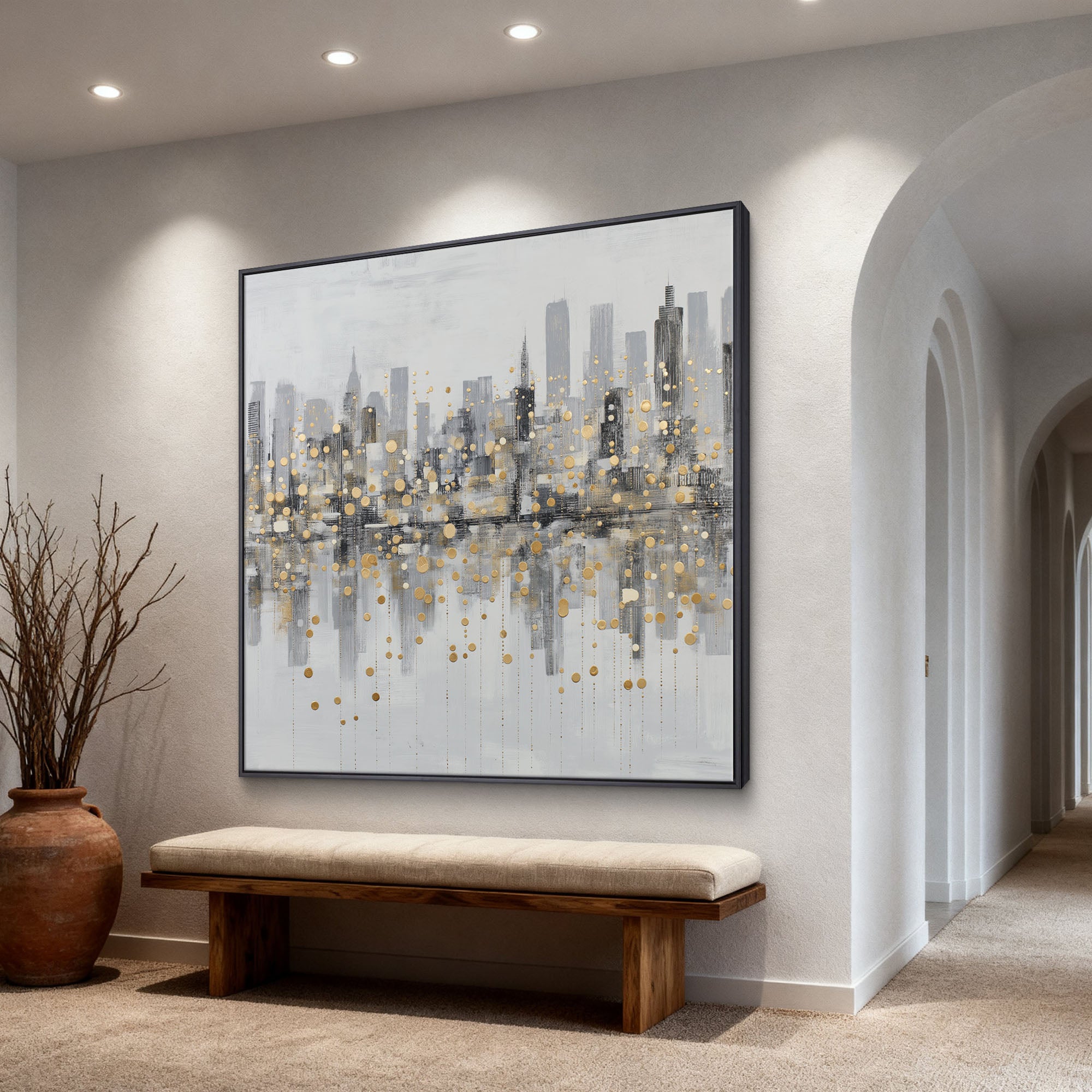 Abstract Canvas Art #YK005