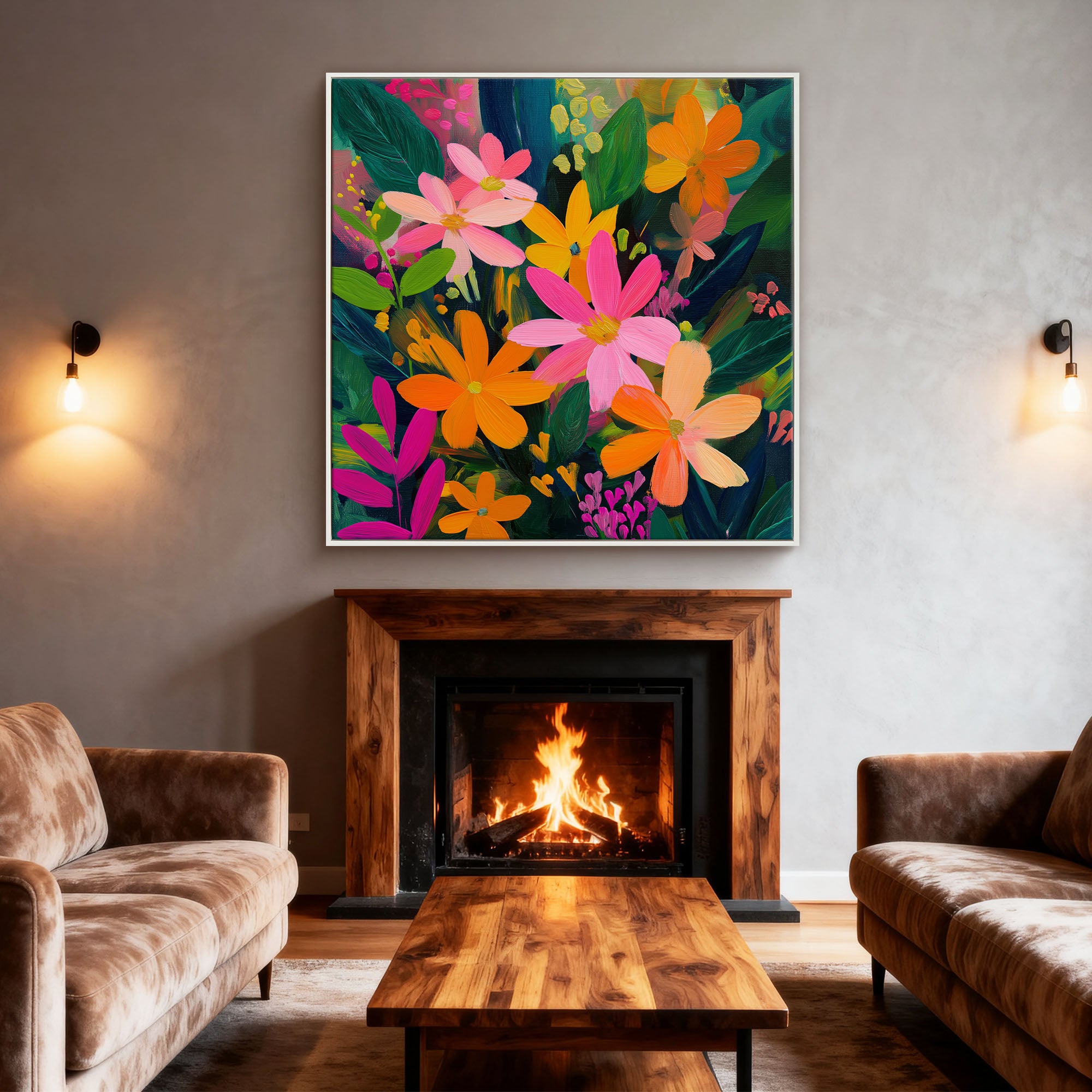 Flower & Tree Art #YK042