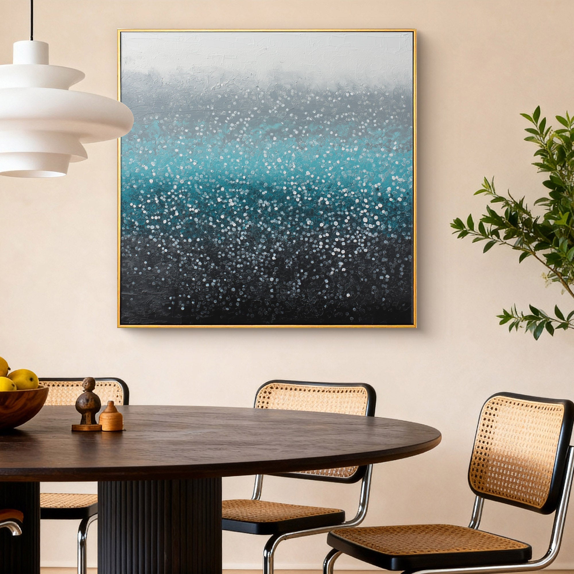 Abstract Canvas Art #YK008