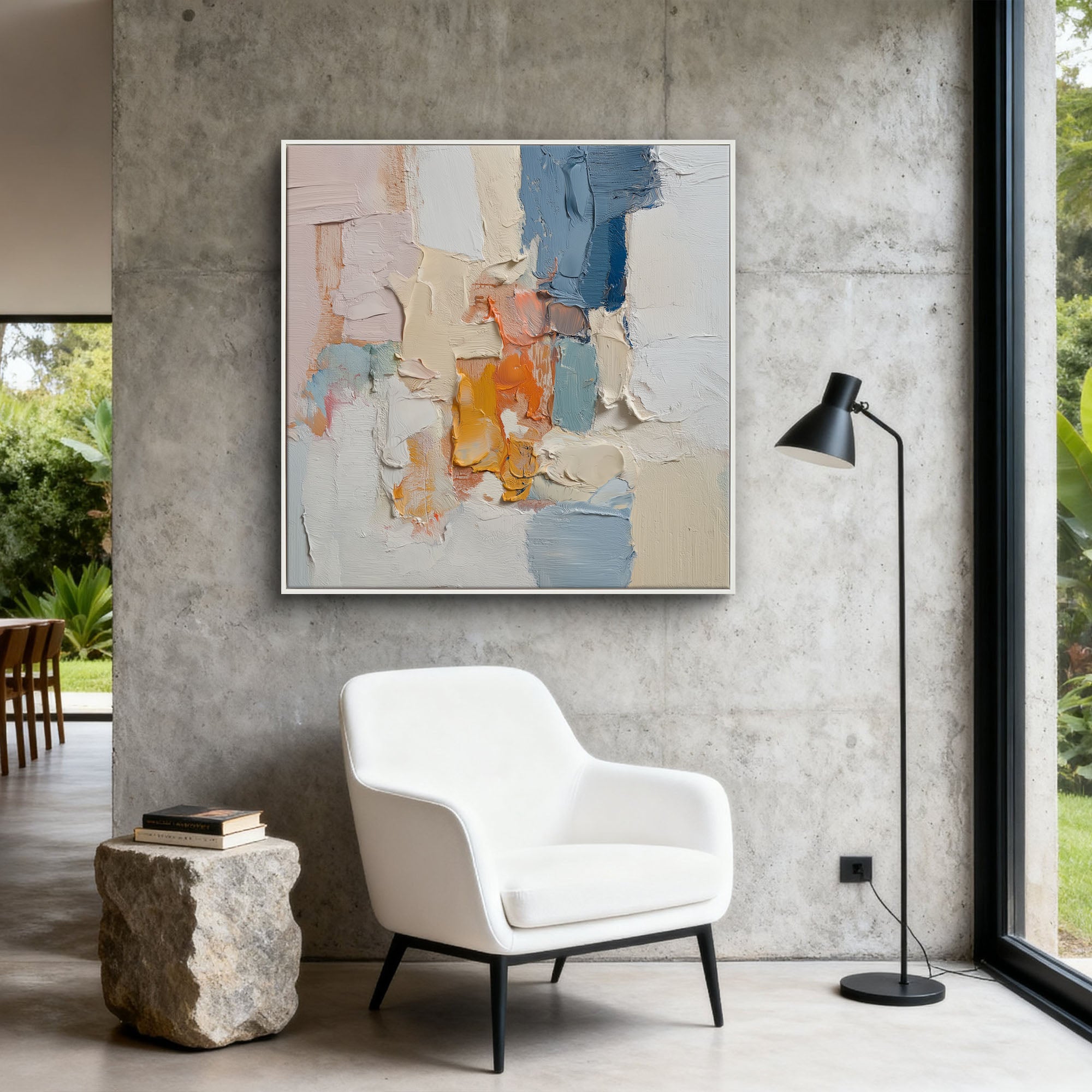 Abstract Canvas Art #YK012