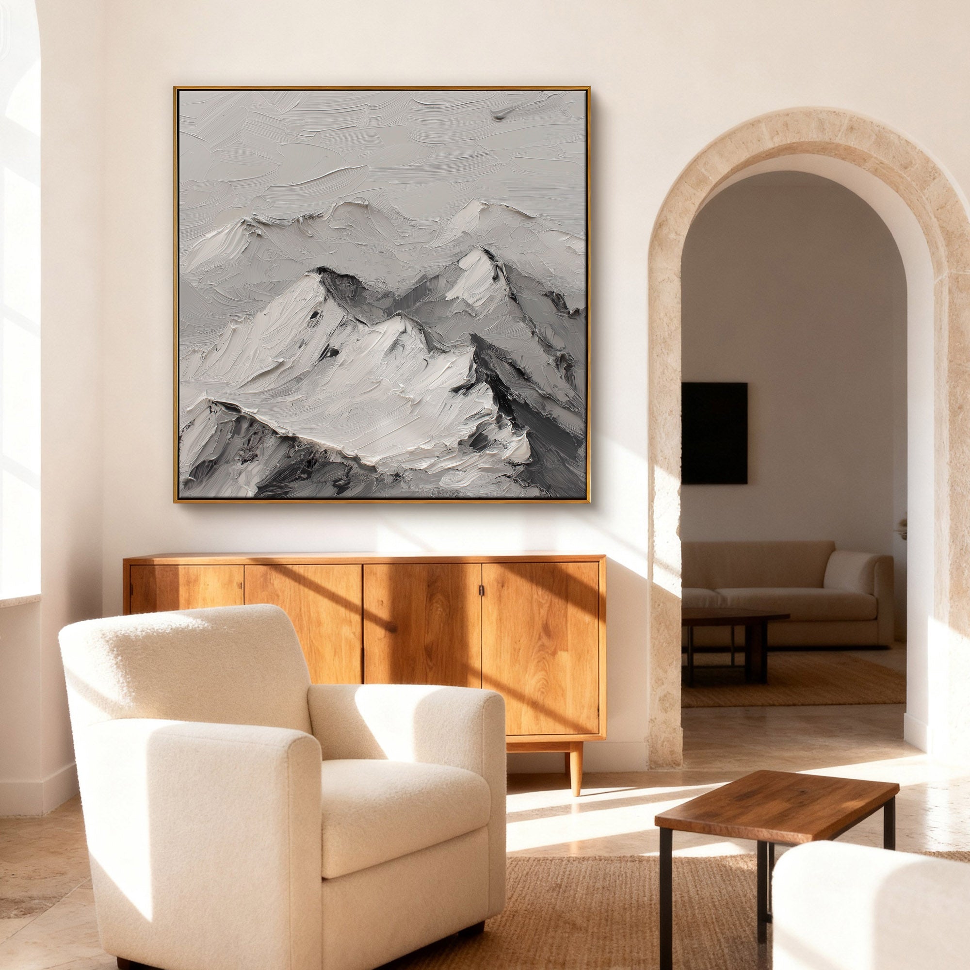 Plaster & Texture Canvas Art #YK010