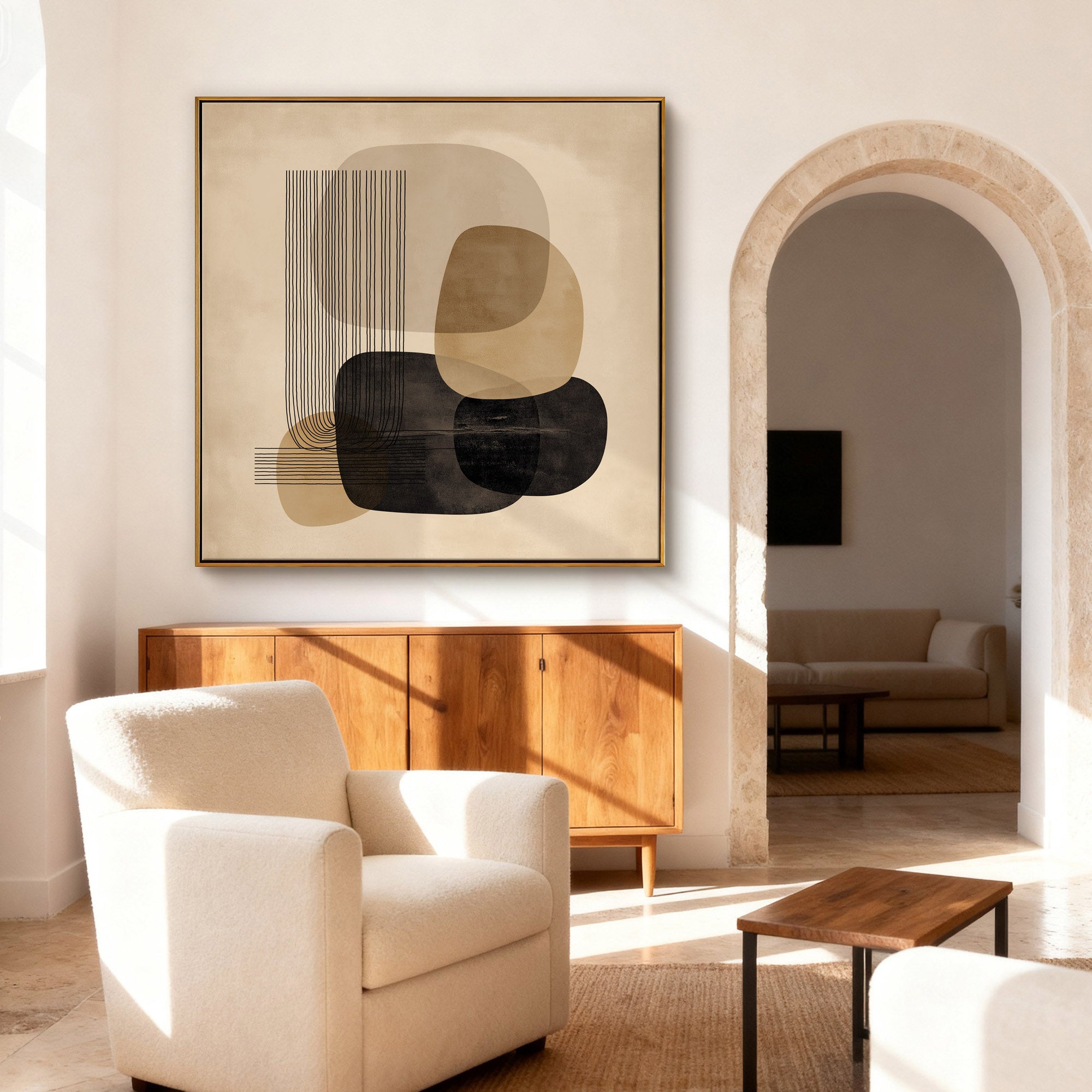 Abstract Canvas Art #YK015