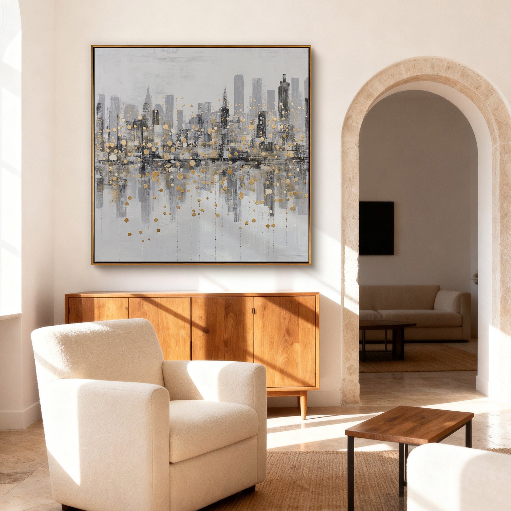 Abstract Canvas Art #YK005