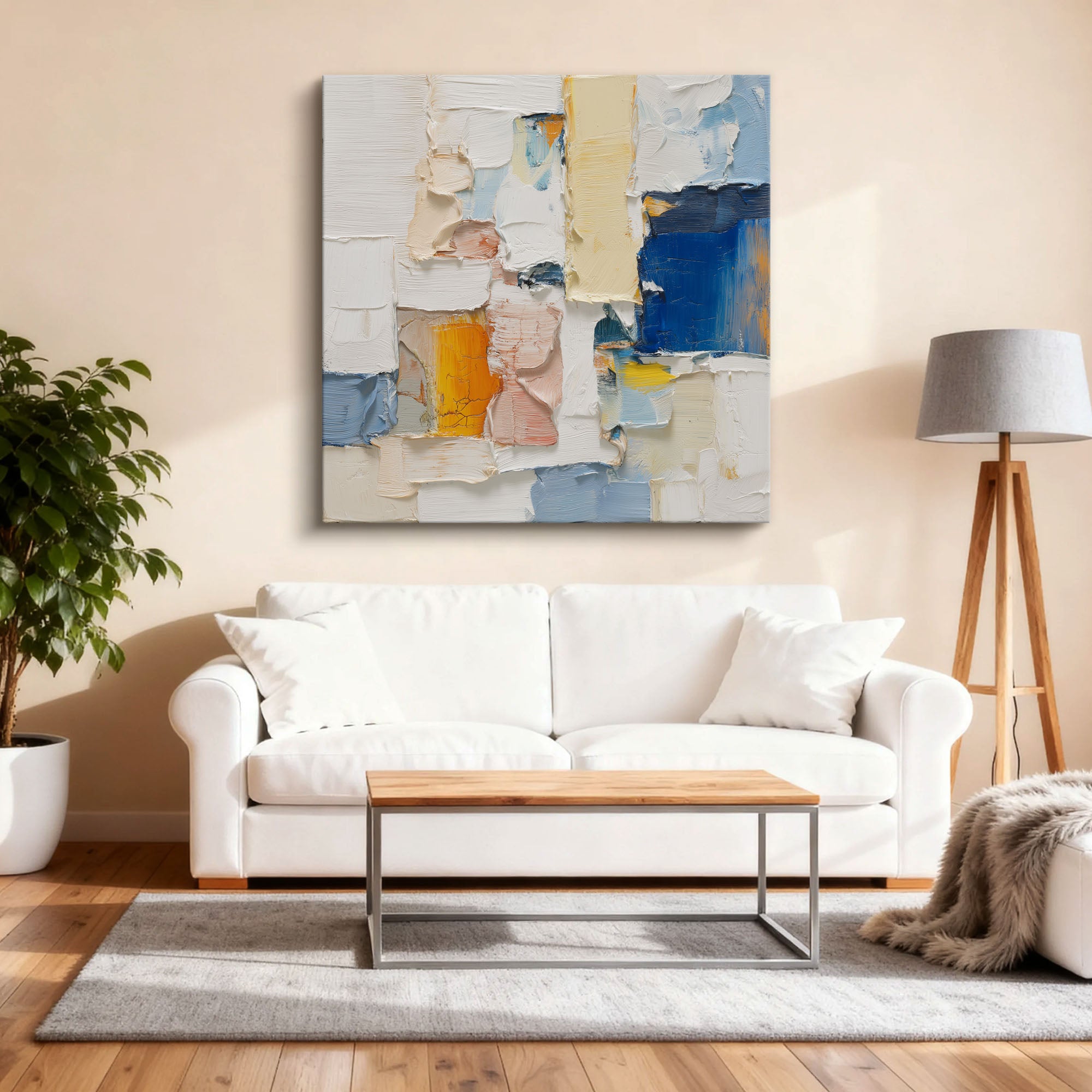 Abstract Canvas Art #YK013