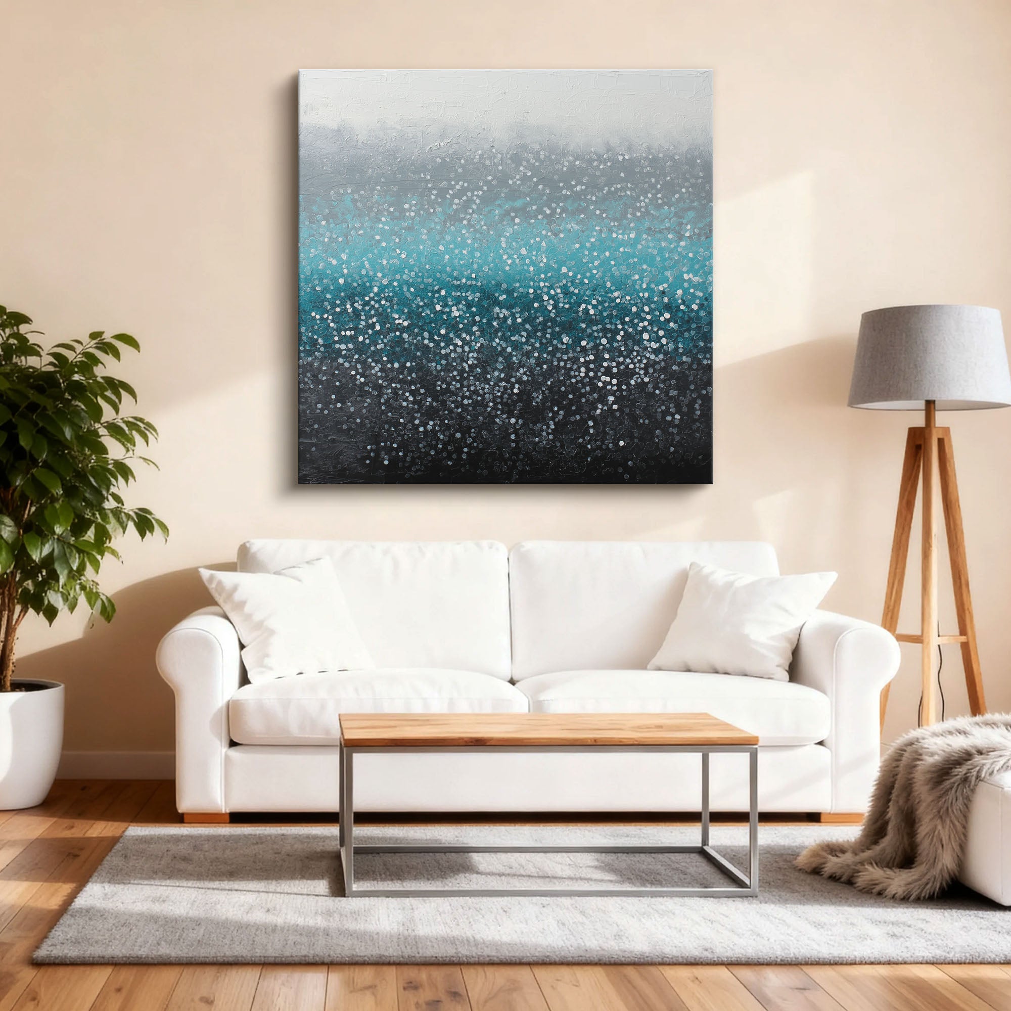 Abstract Canvas Art #YK008