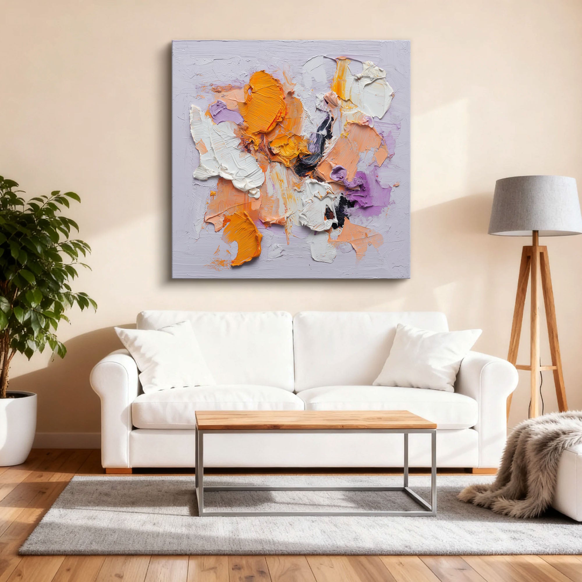 Abstract Canvas Art #YK017