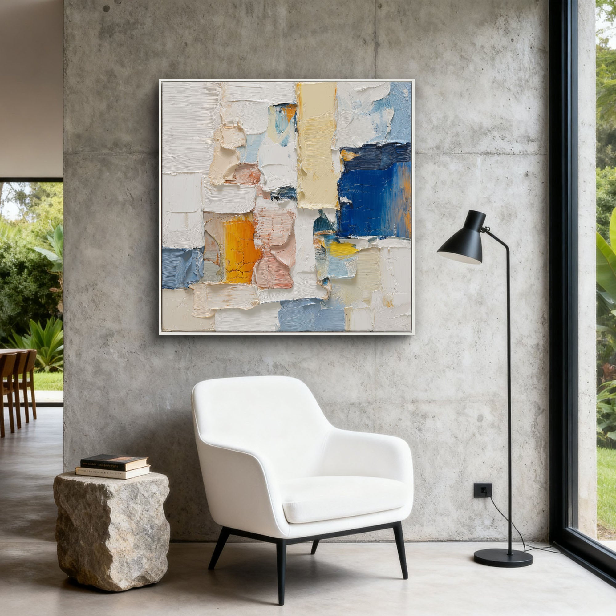 Abstract Canvas Art #YK013