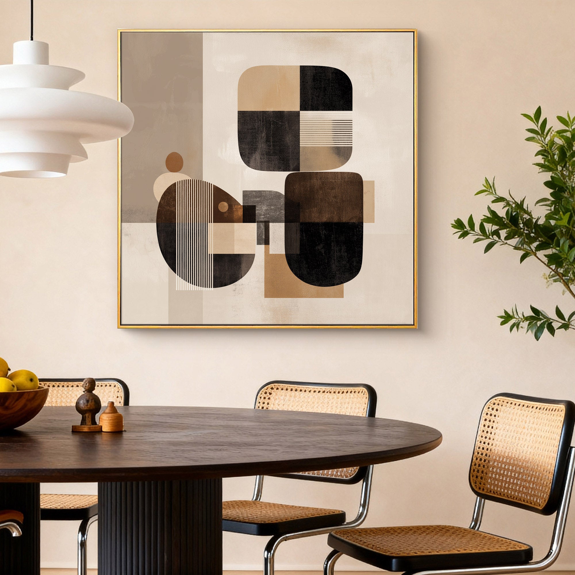 Abstract Canvas Art #YK016