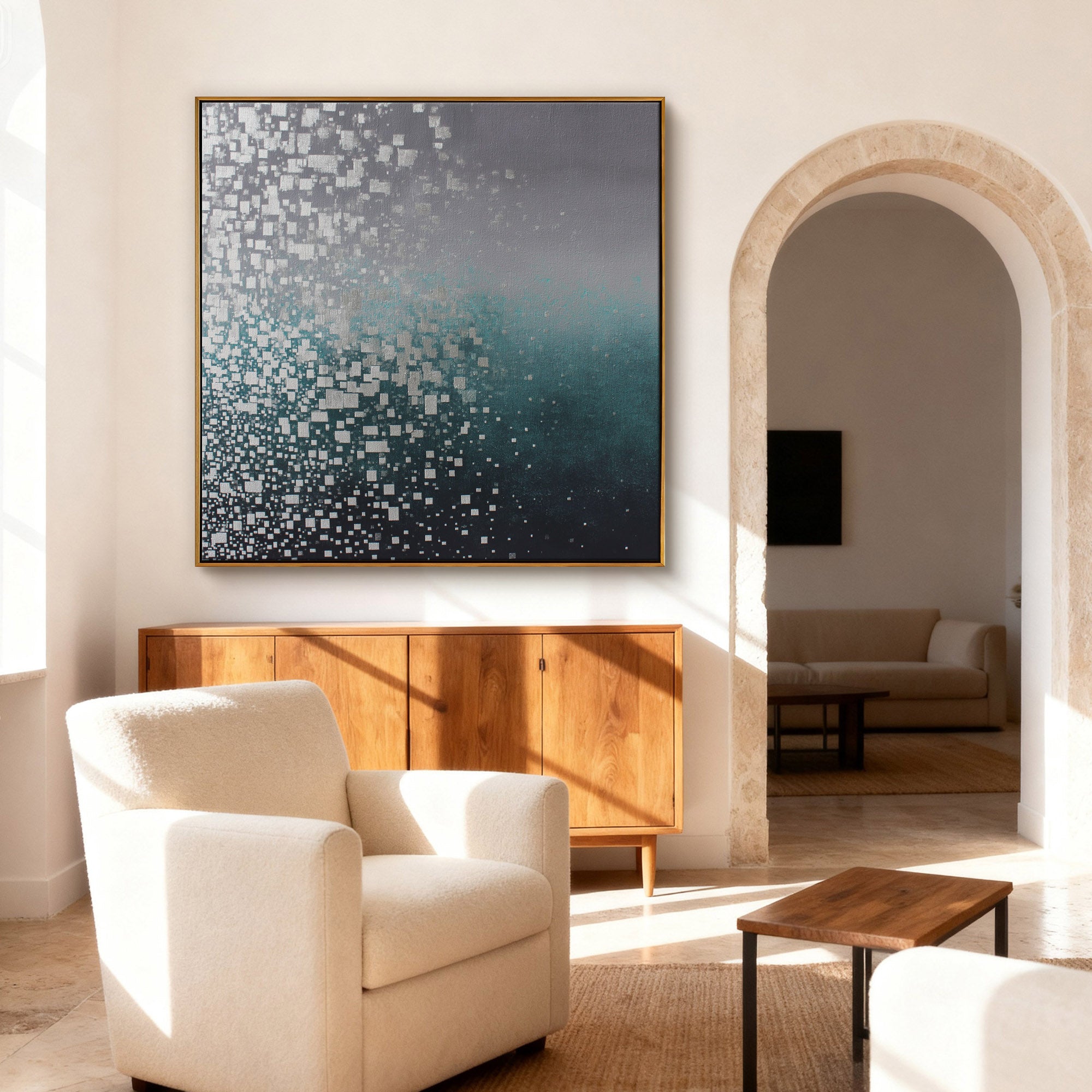 Abstract Canvas Art #YK009