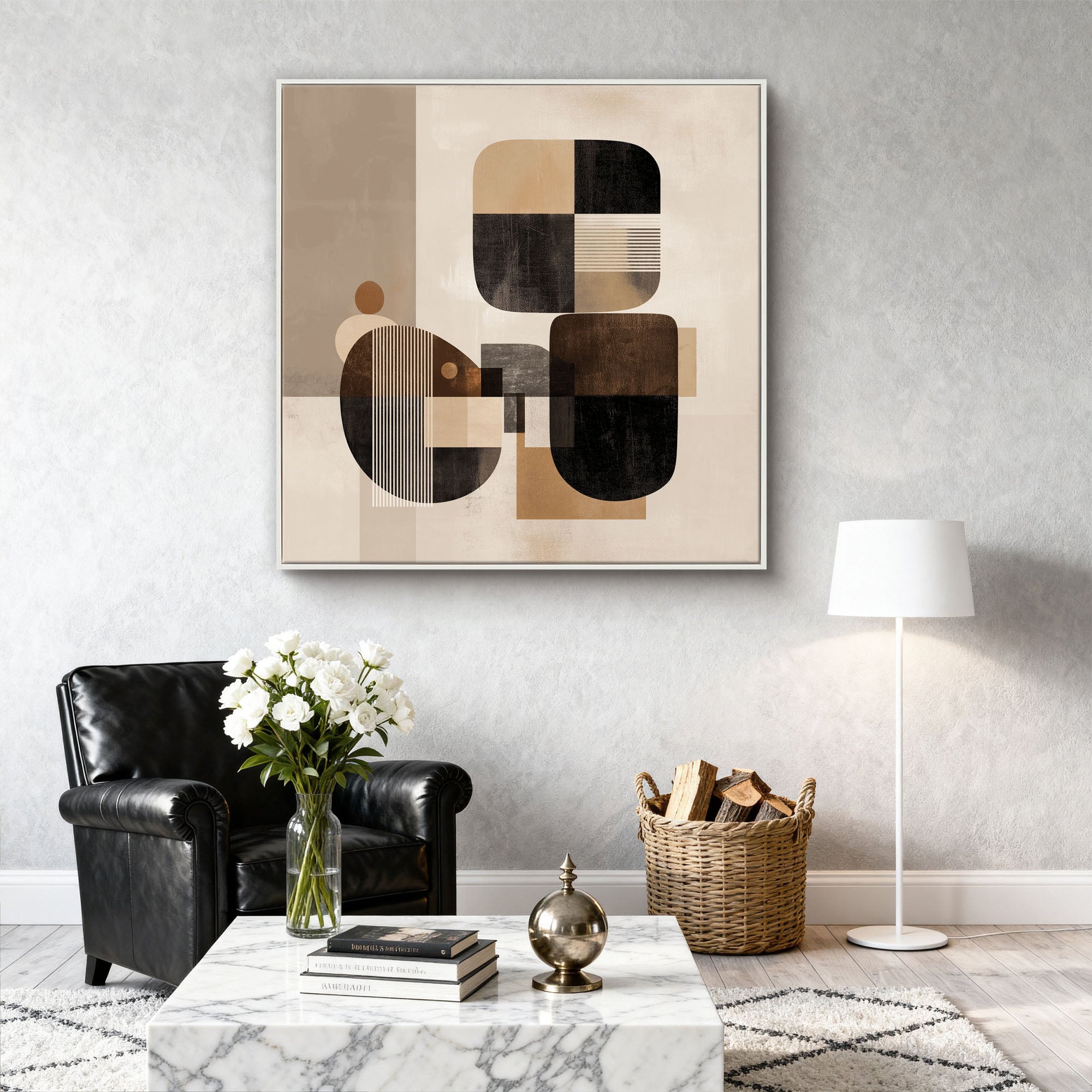 Abstract Canvas Art #YK016