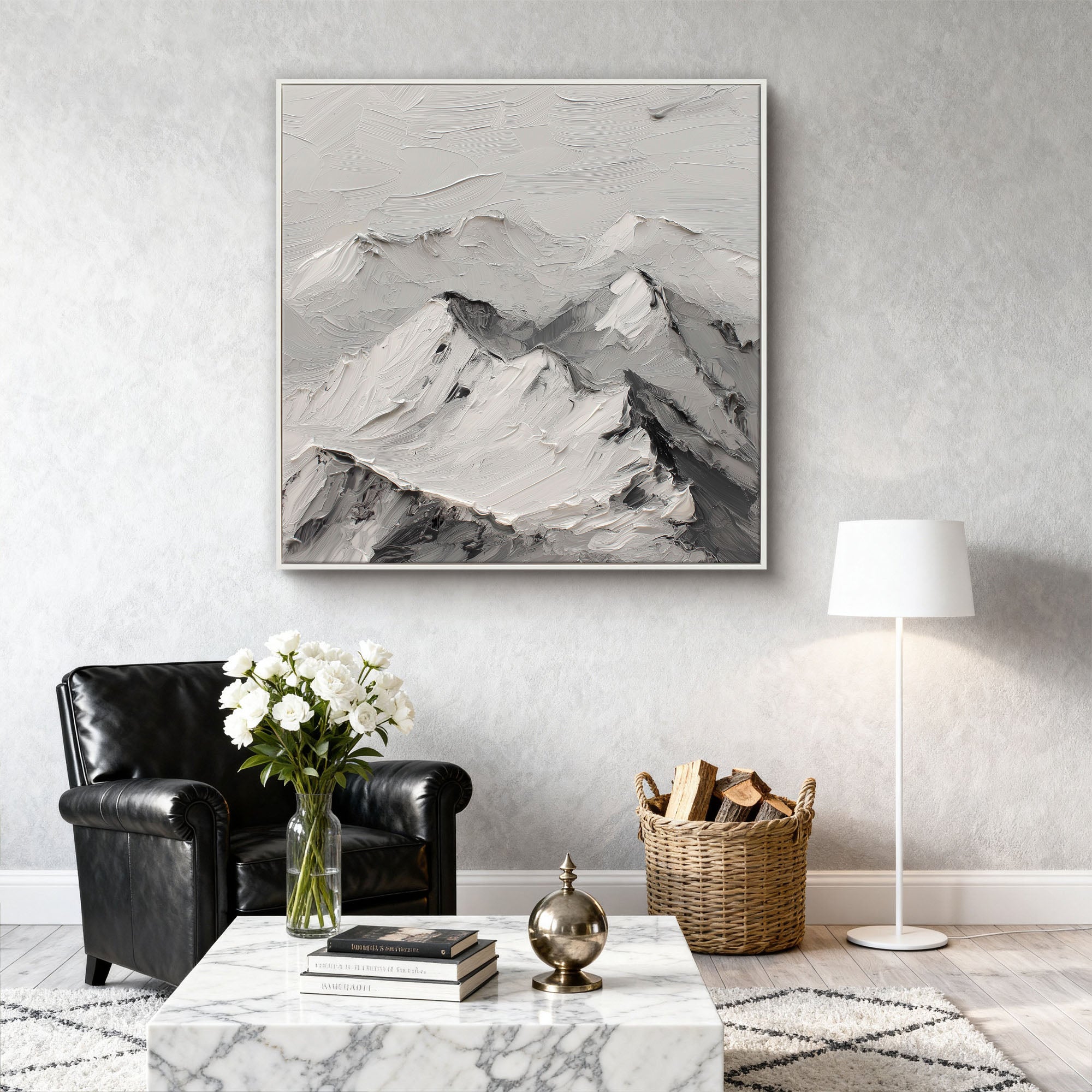 Plaster & Texture Canvas Art #YK010