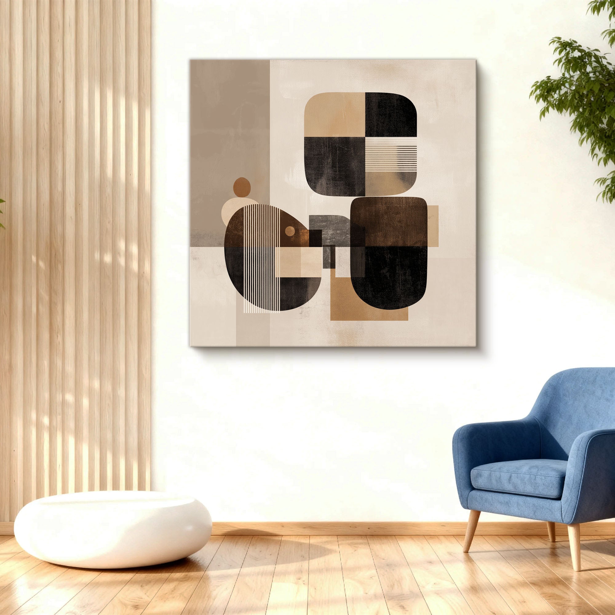 Abstract Canvas Art #YK016