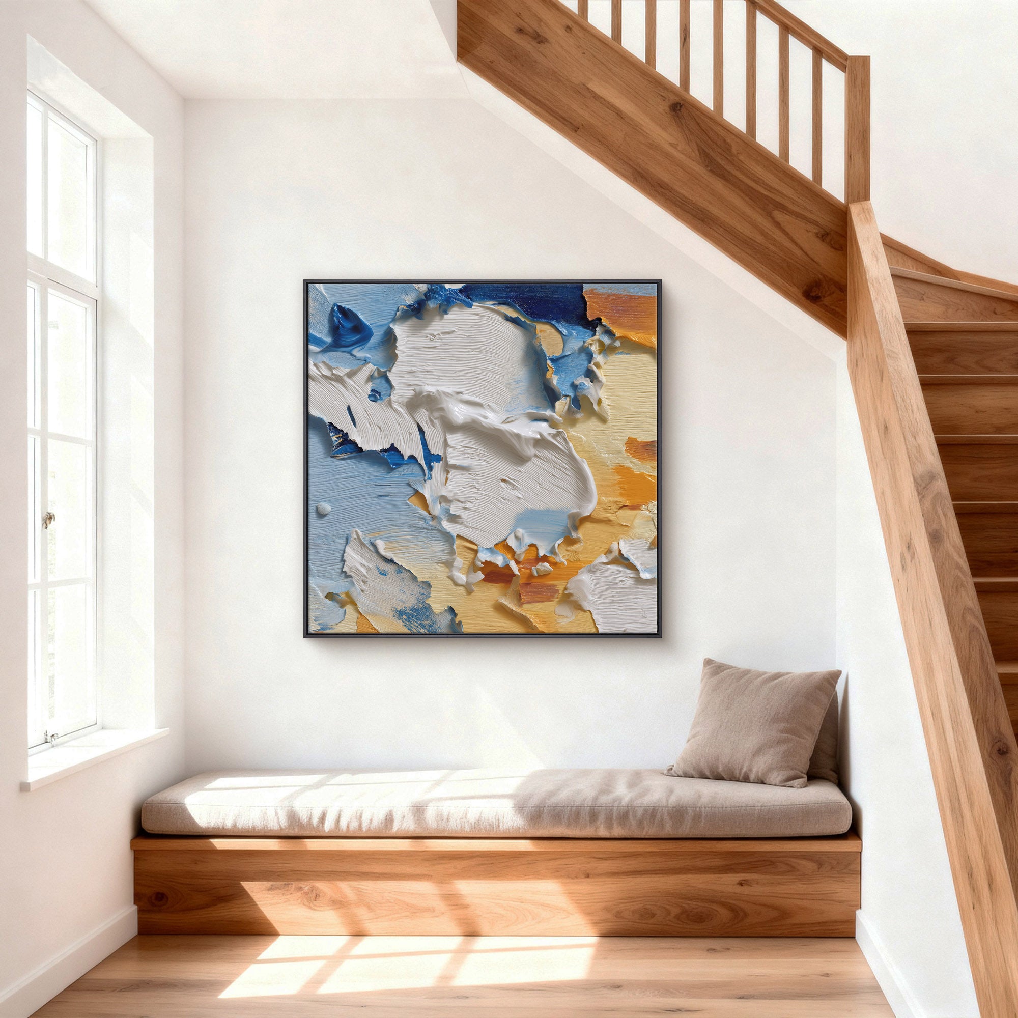 Abstract Canvas Art #YK011