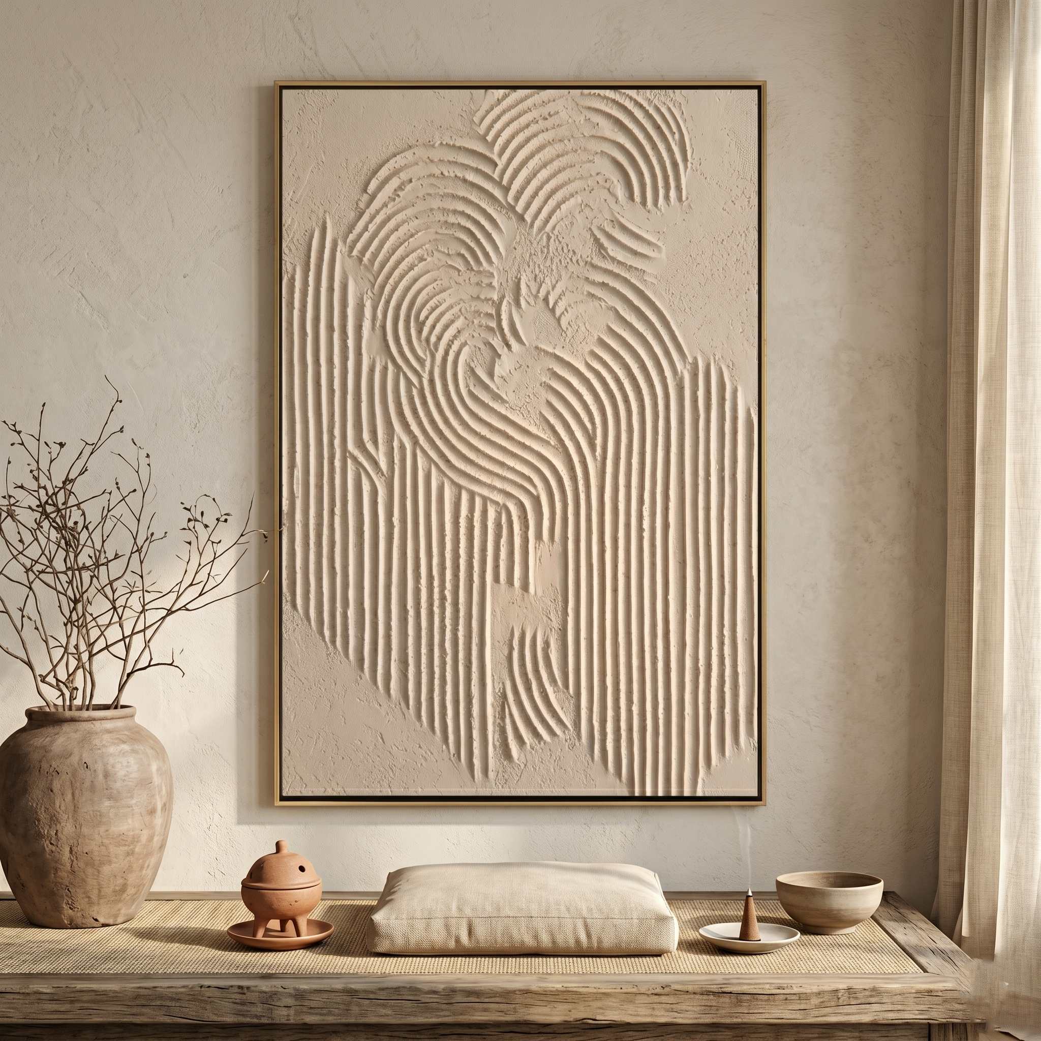 "Obsidian Surge" – Extreme 3D Noir Wave Relief | Modern Statement Art