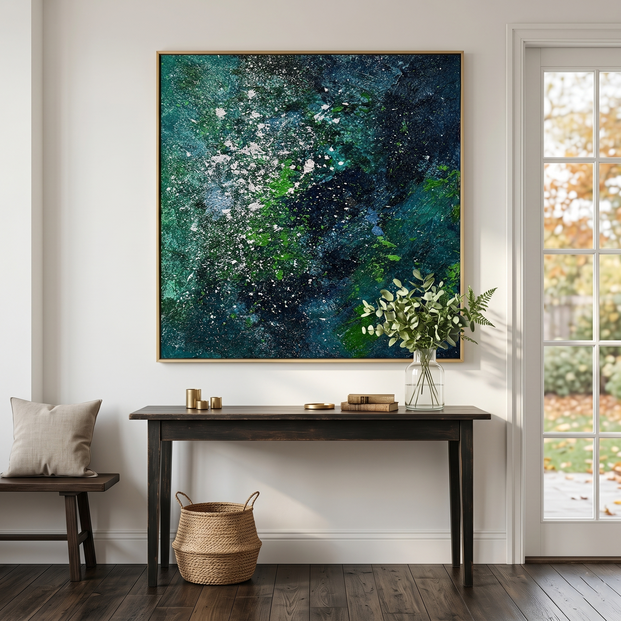 "Mineral Cascade" – Extreme Heavy Impasto 3D Earth & Mineral Abstract | Dynamic Modern Statement Art