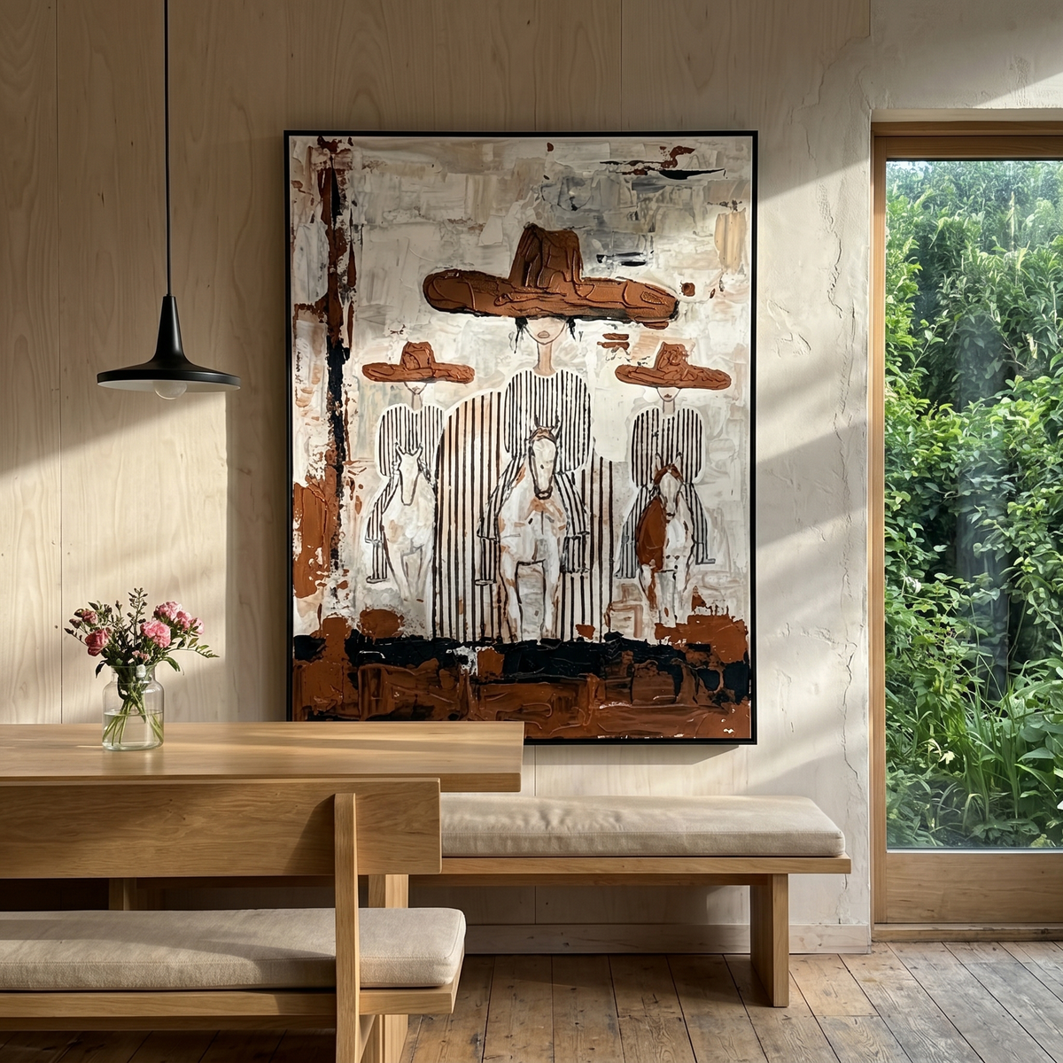 Four Hats Break Through - Vintage Americana wall art image 4