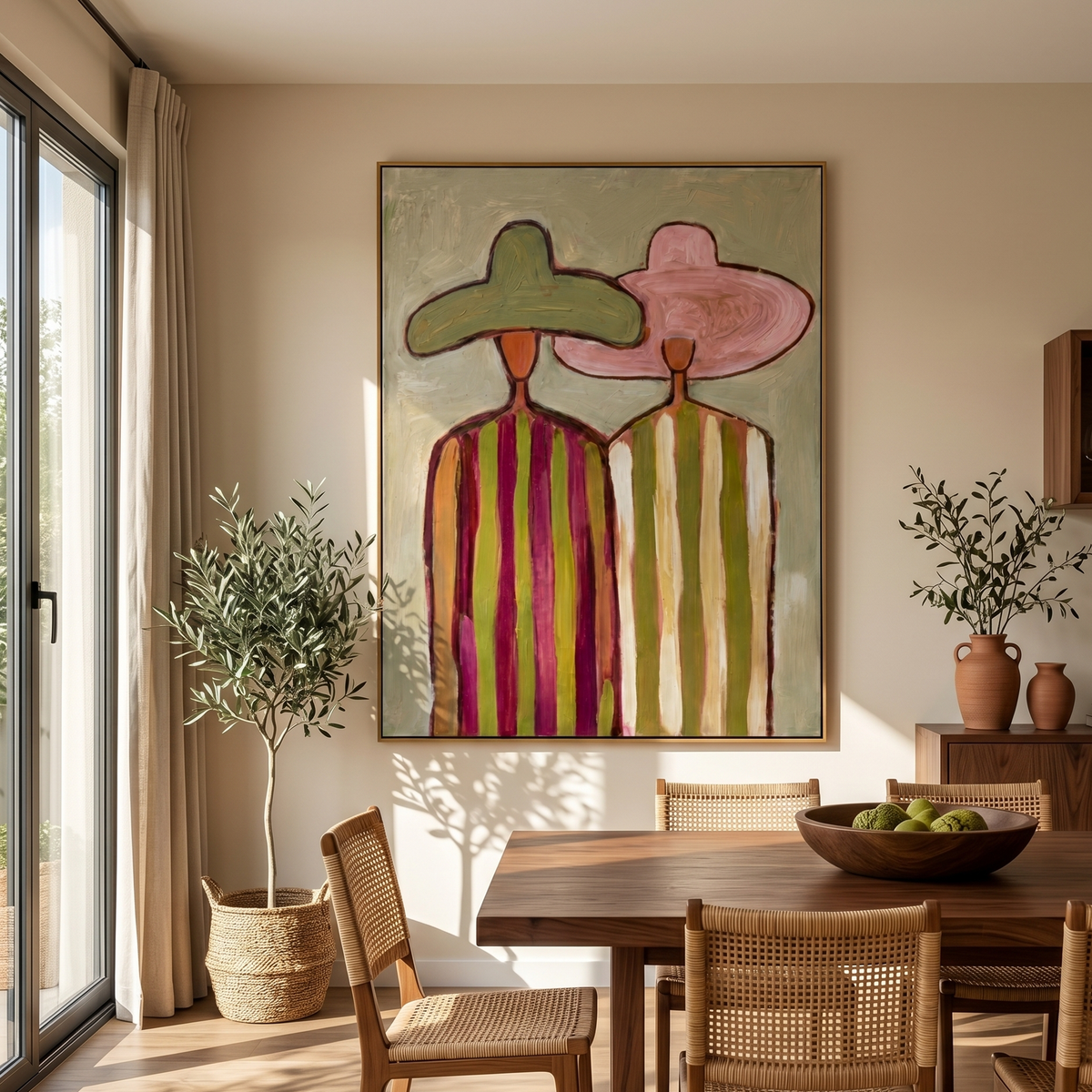 Green Meets Pink Shoulder - Vintage Americana wall art image 4