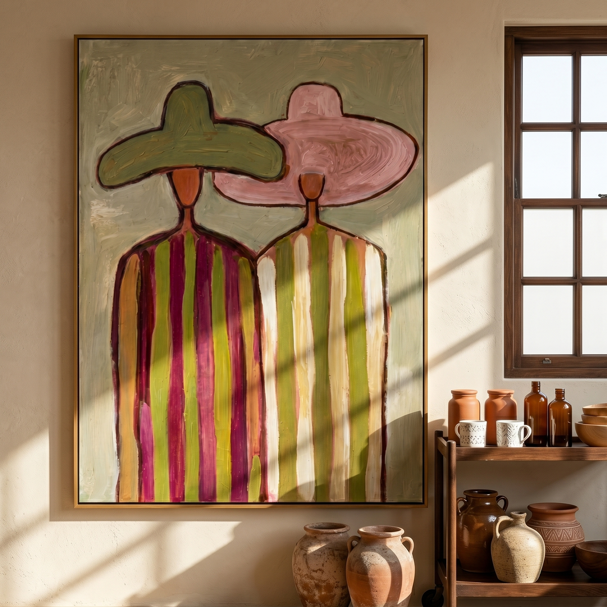 Green Meets Pink Shoulder - Vintage Americana wall art image 6