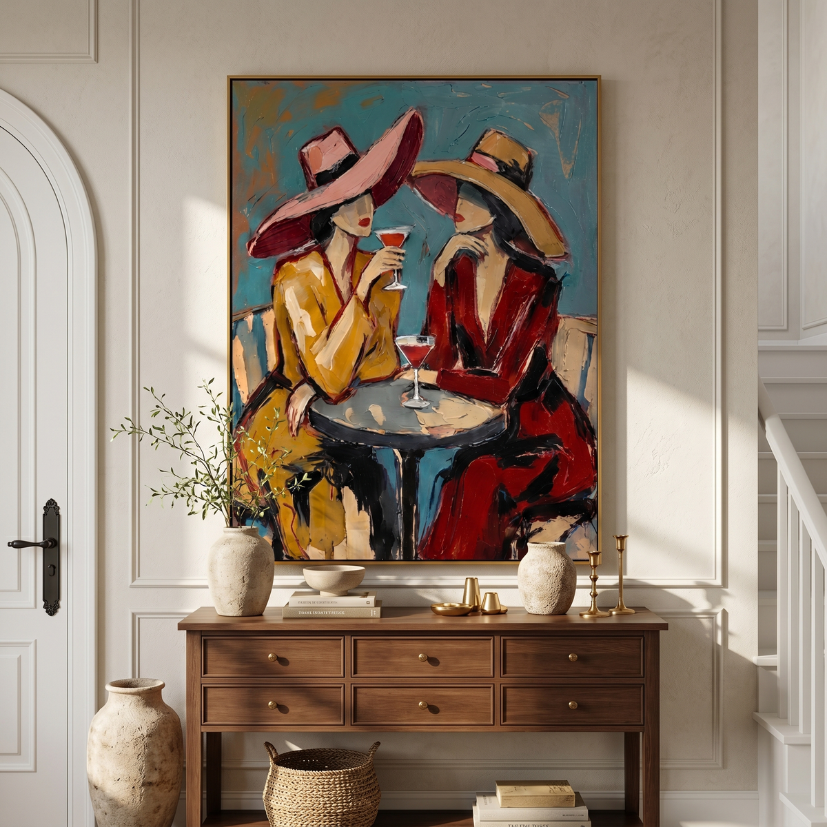 Two Glasses Trade Secrets - Vintage Americana wall art image 4