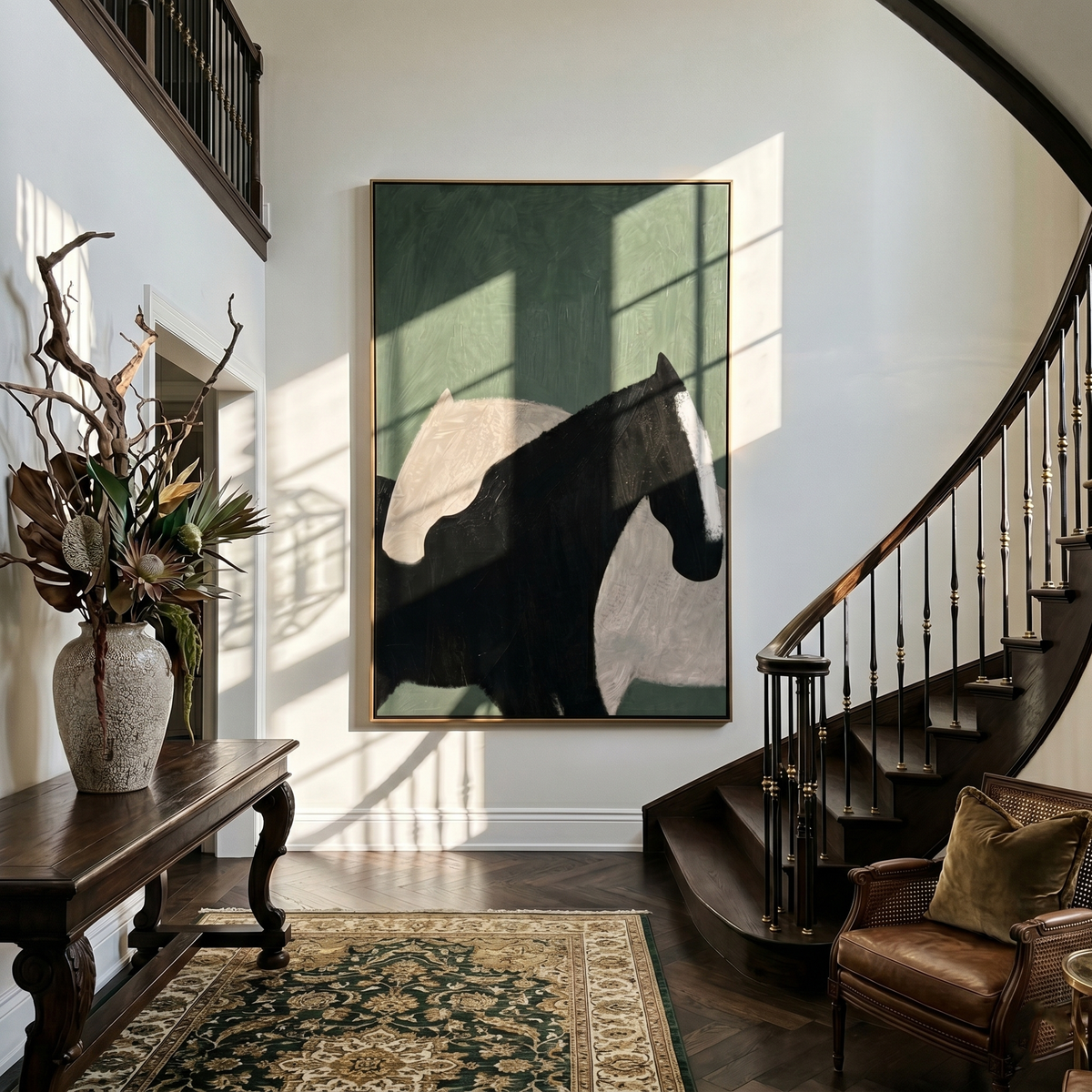 Pale Shadow Meets Black - Vintage Americana wall art image 5
