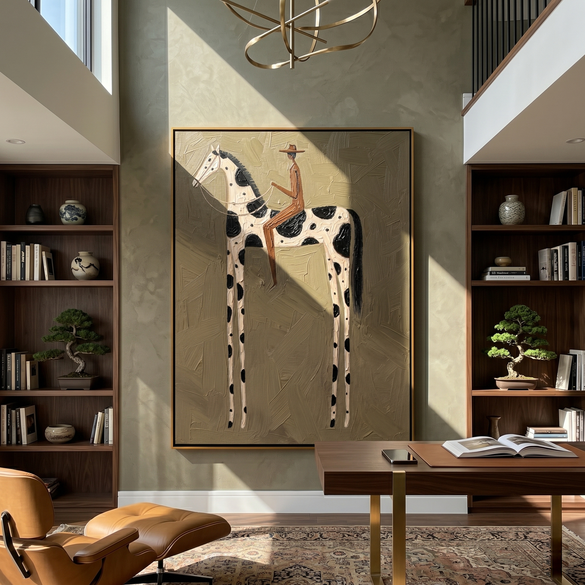 Spots Rise Above Earth - Vintage Americana wall art image 4