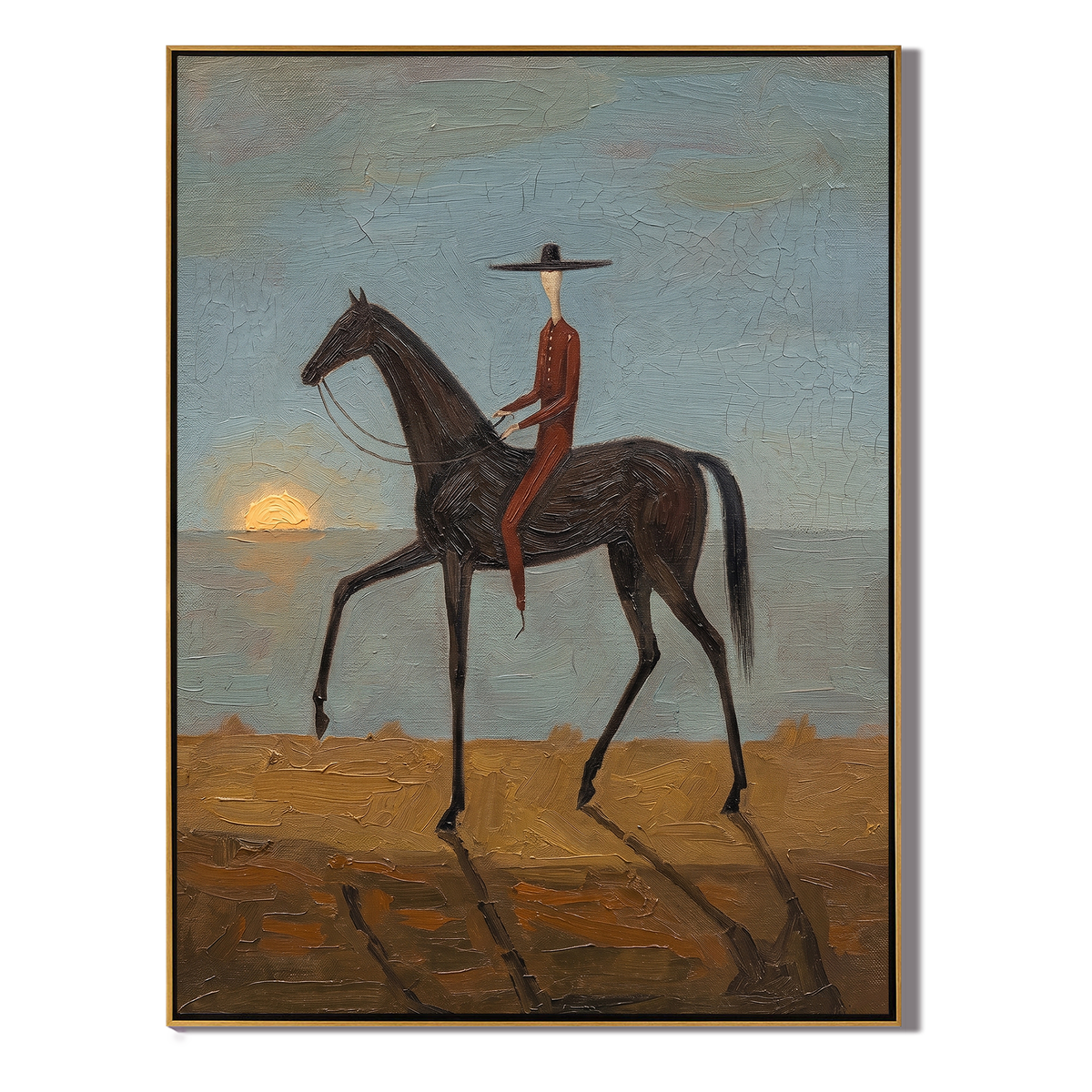 Black Horse Steps Home - Vintage Americana wall art image 2