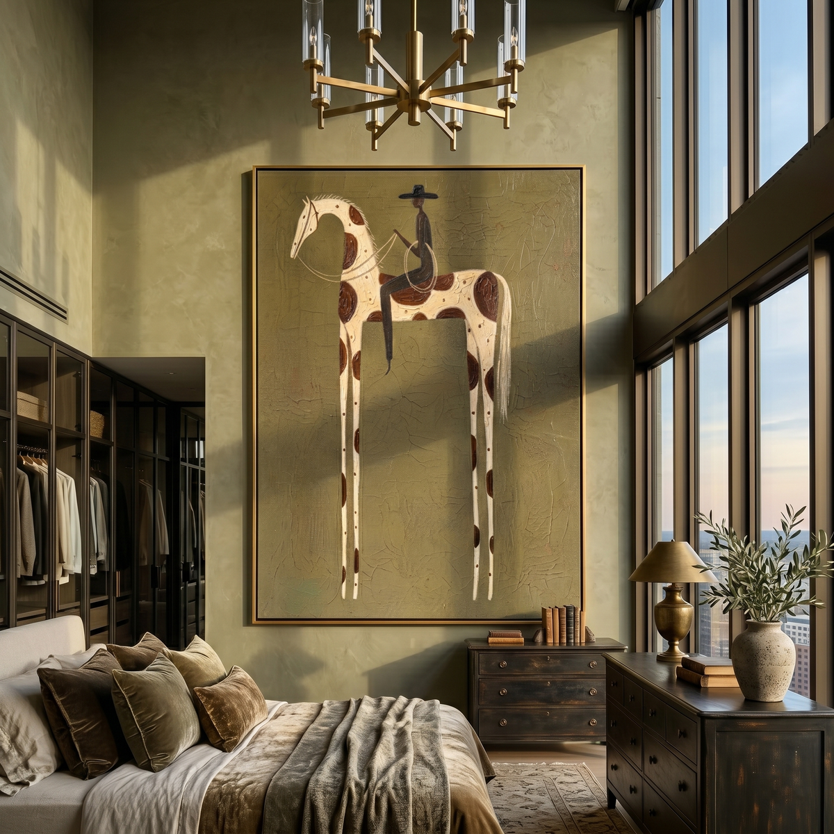 Black Rider on Spots - Vintage Americana wall art image 4