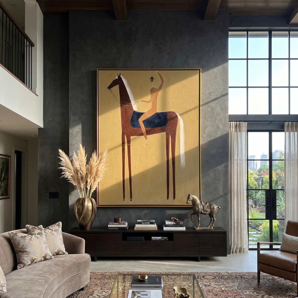 Raised Hand Meets Brown - Vintage Americana wall art image 5