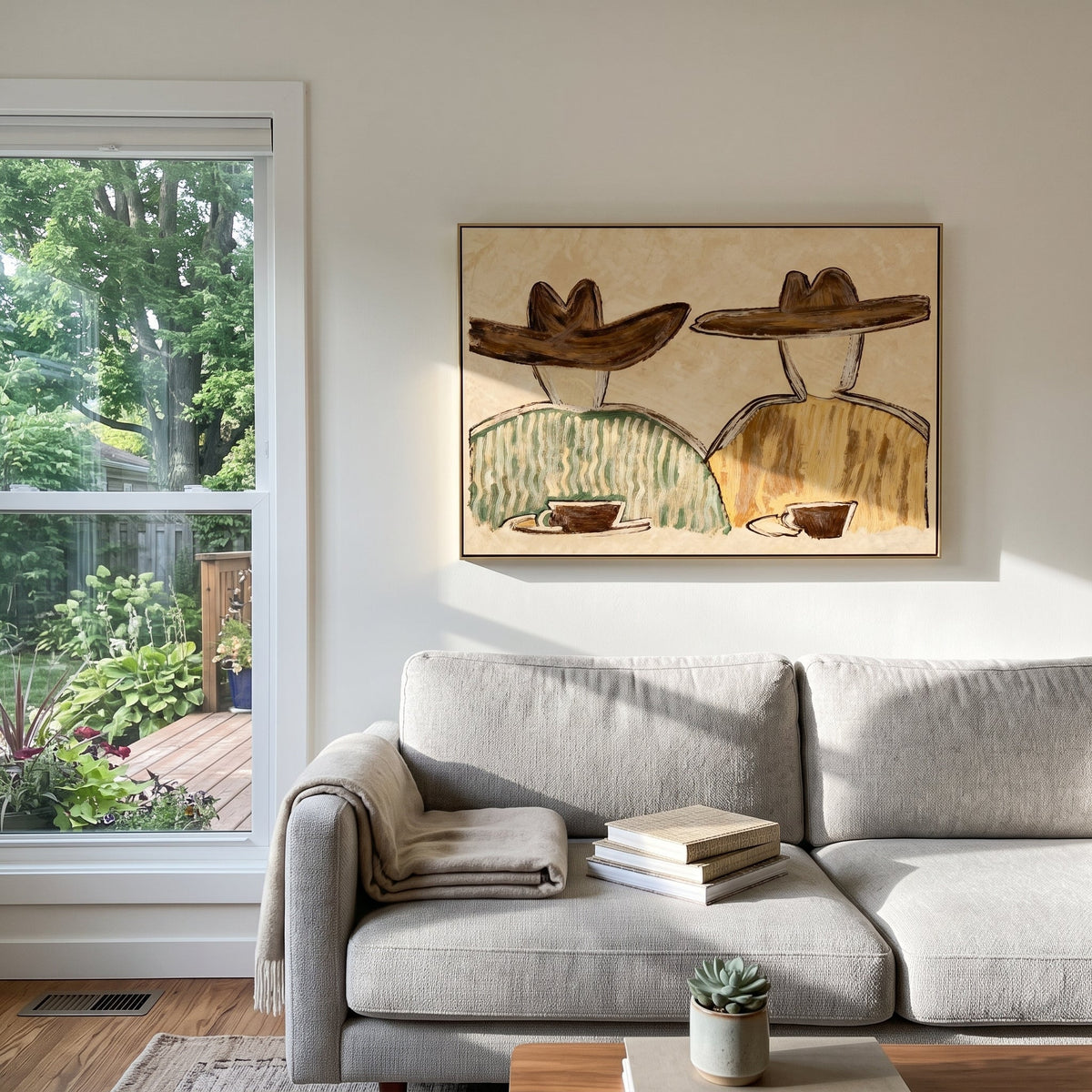 Two Cups Hold Morning - Vintage Americana wall art image 6